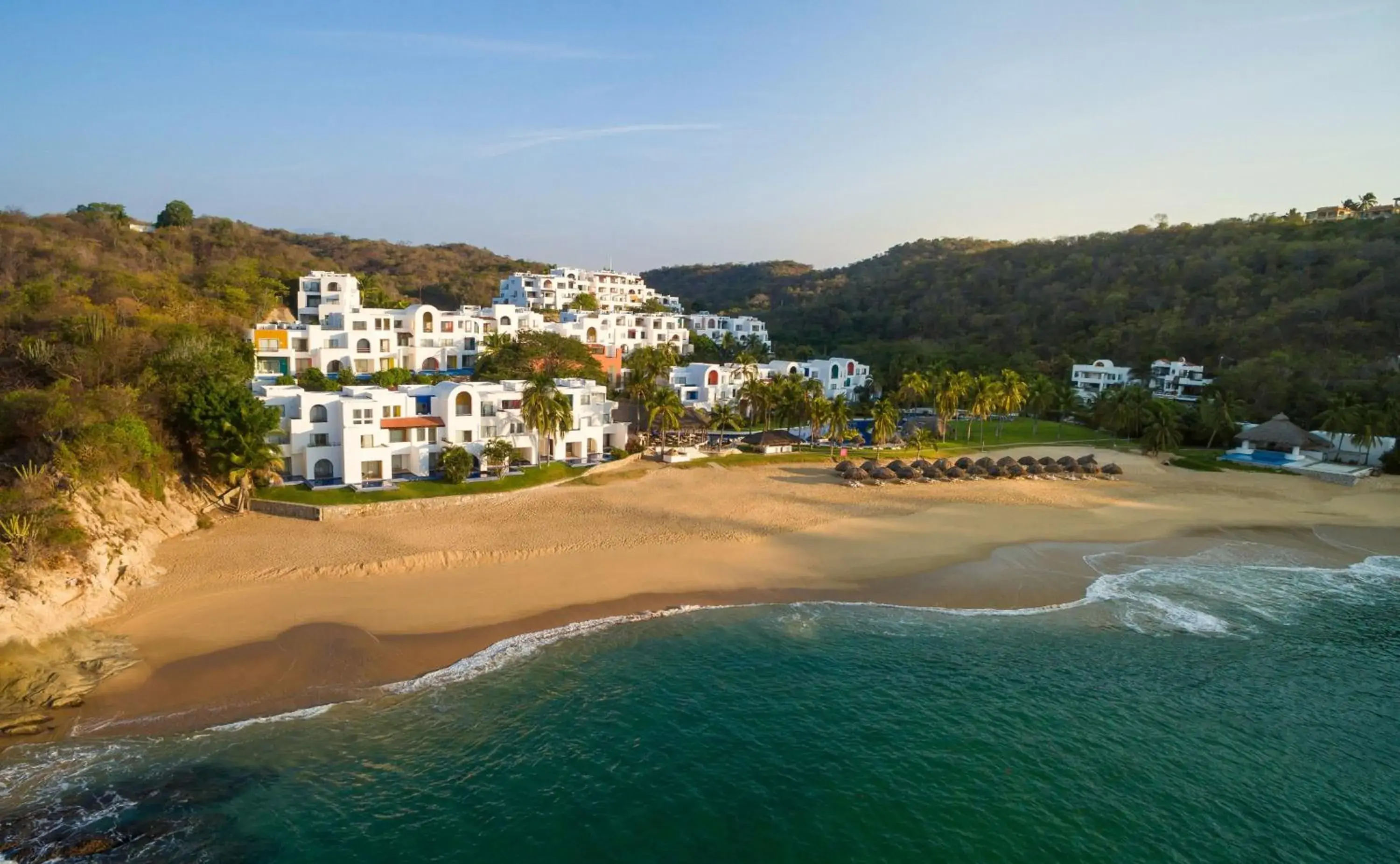 Bird's eye view in Camino Real Zaashila Huatulco Bird's eye view in Camino Real Zaashila Huatulco