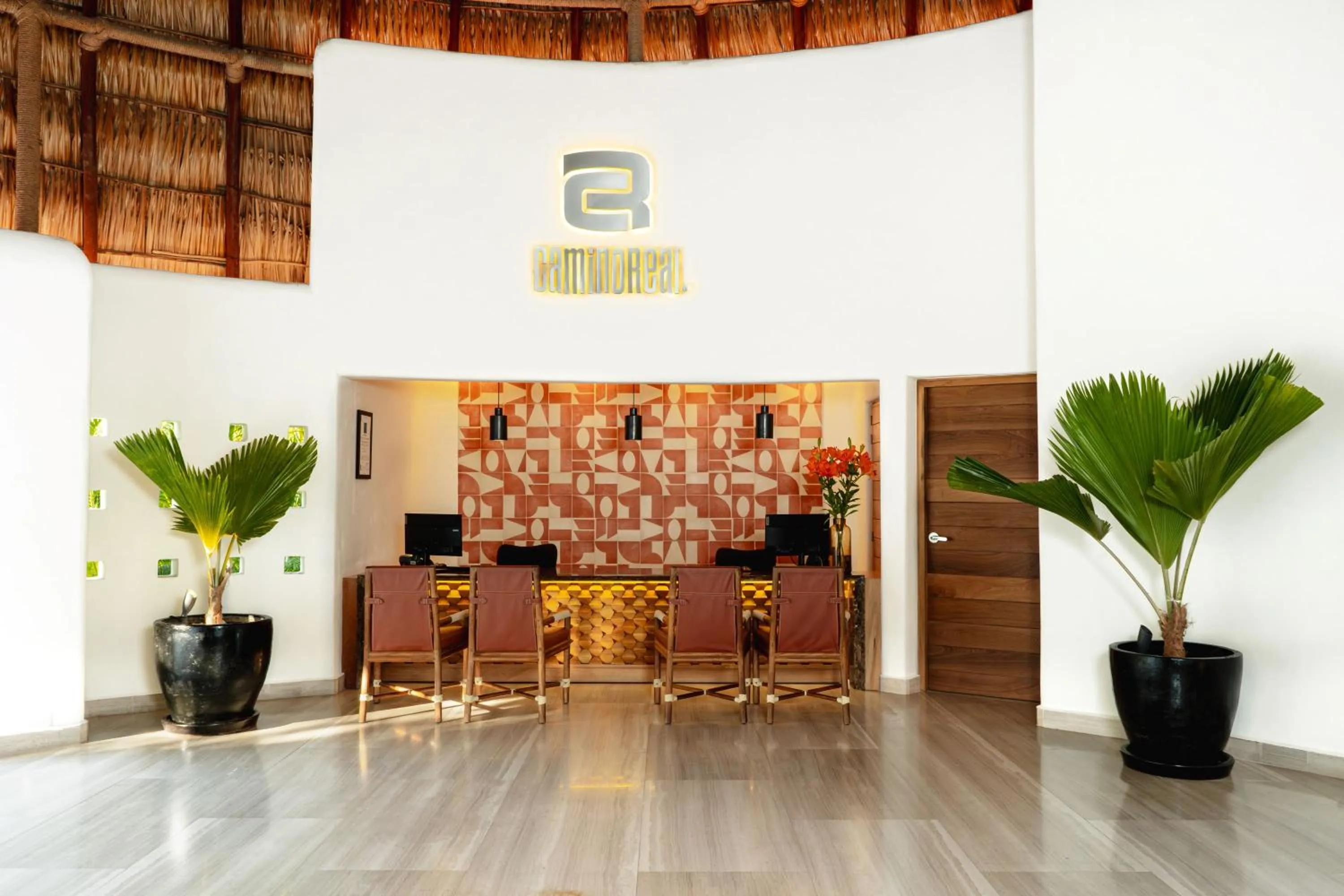 Lobby or reception in Camino Real Zaashila Huatulco