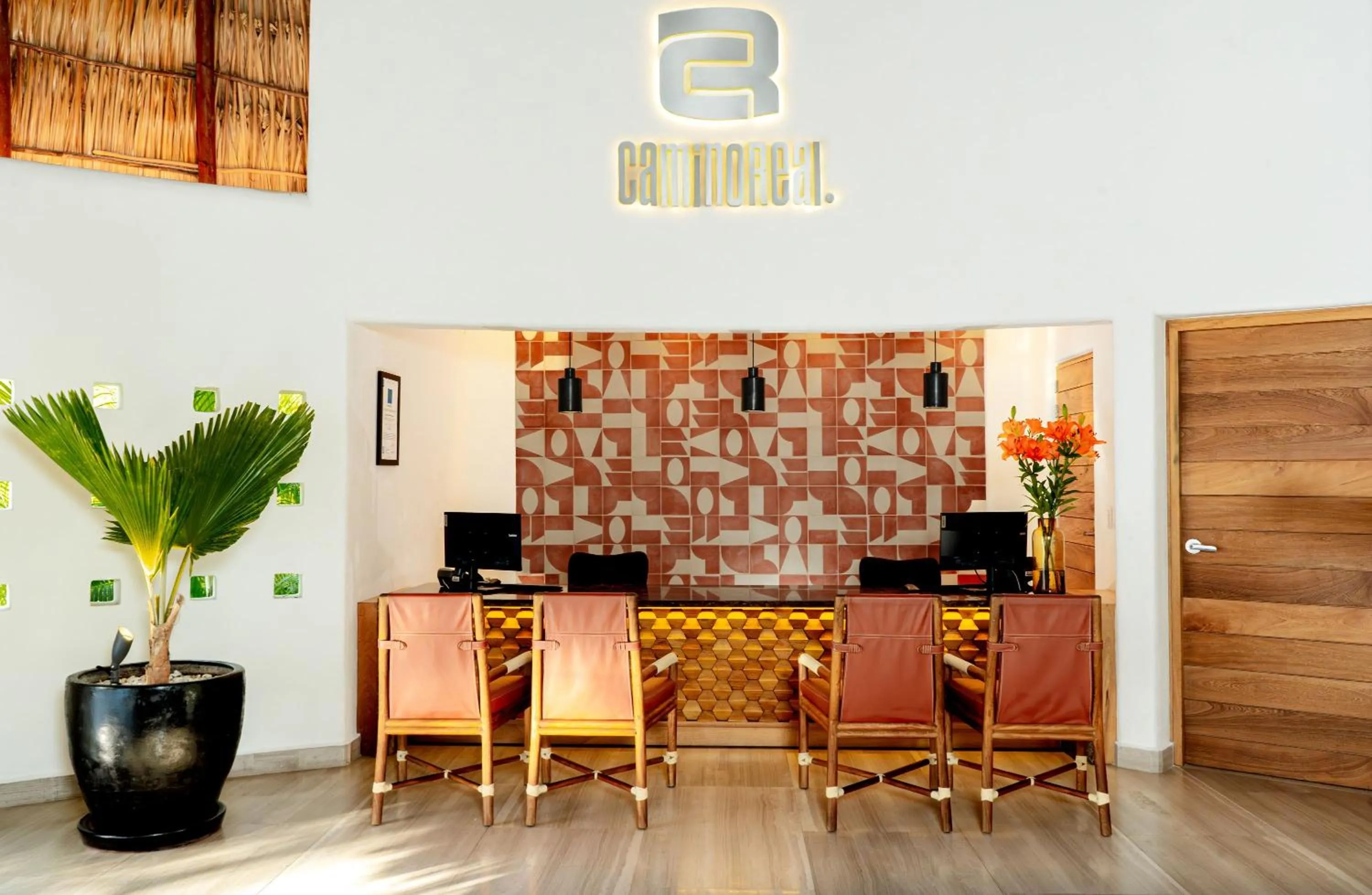 Lobby or reception in Camino Real Zaashila Huatulco