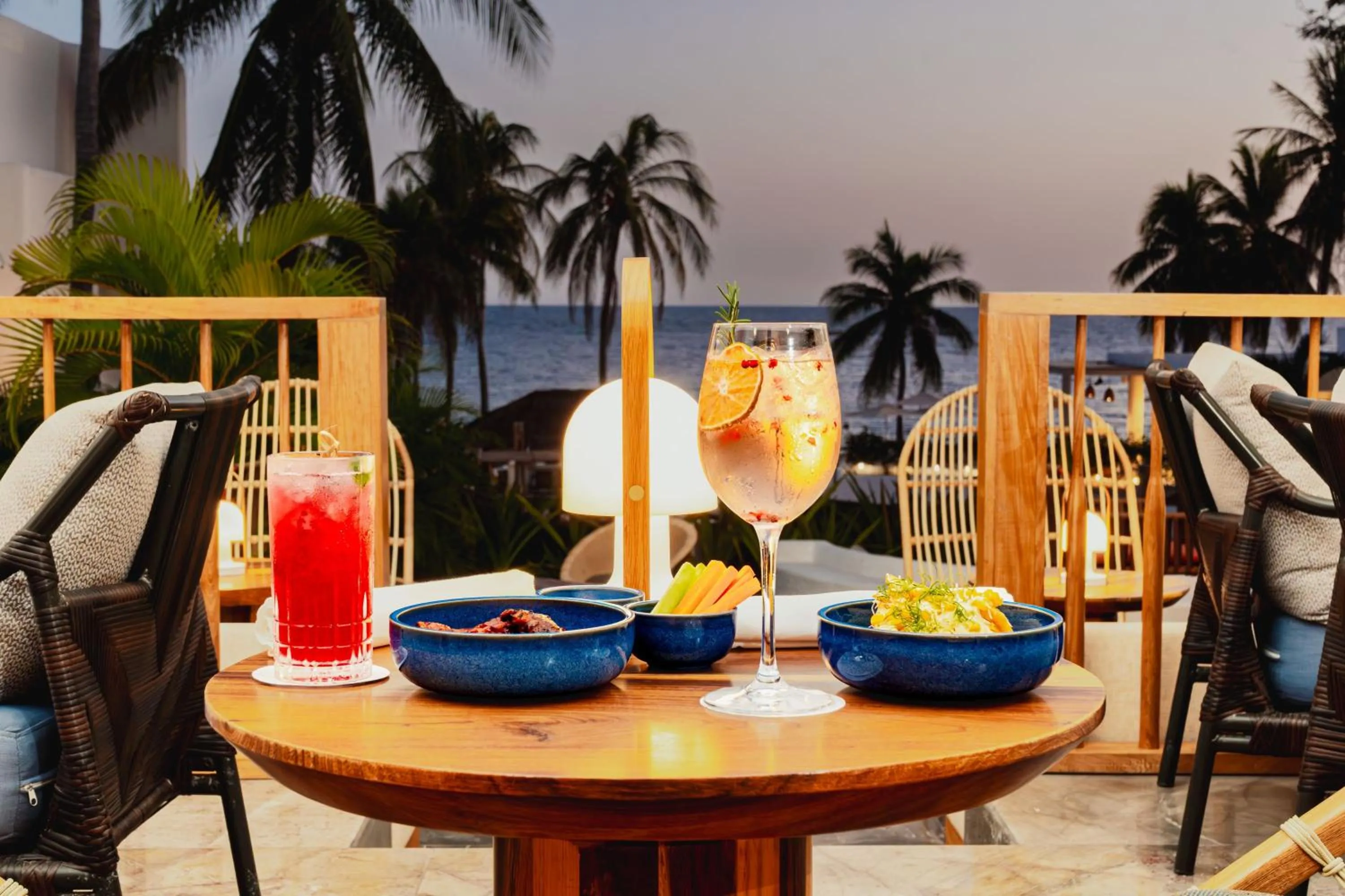 Food and drinks in Camino Real Zaashila Huatulco