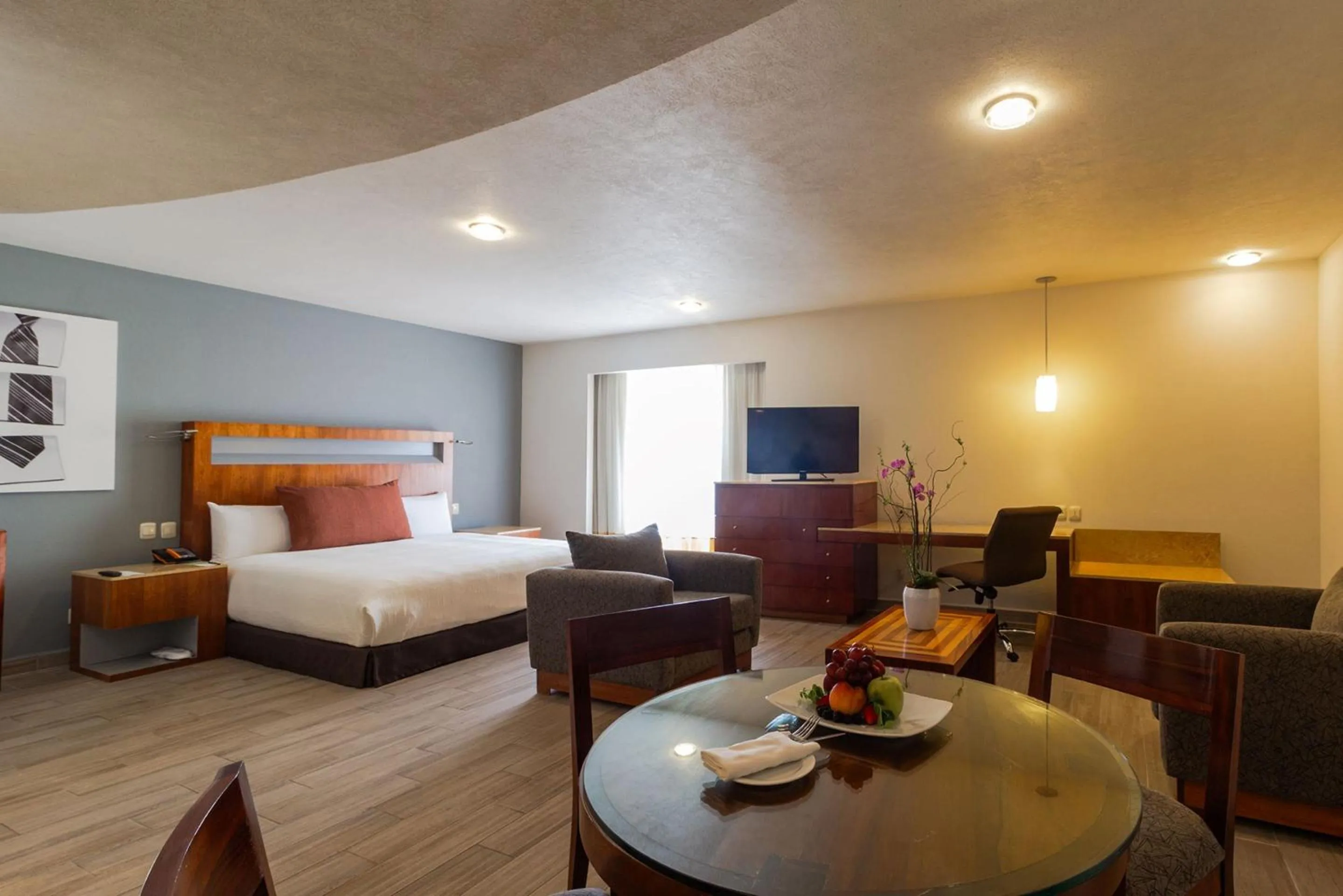 Photo of the whole room in Real Inn Guadalajara Expo