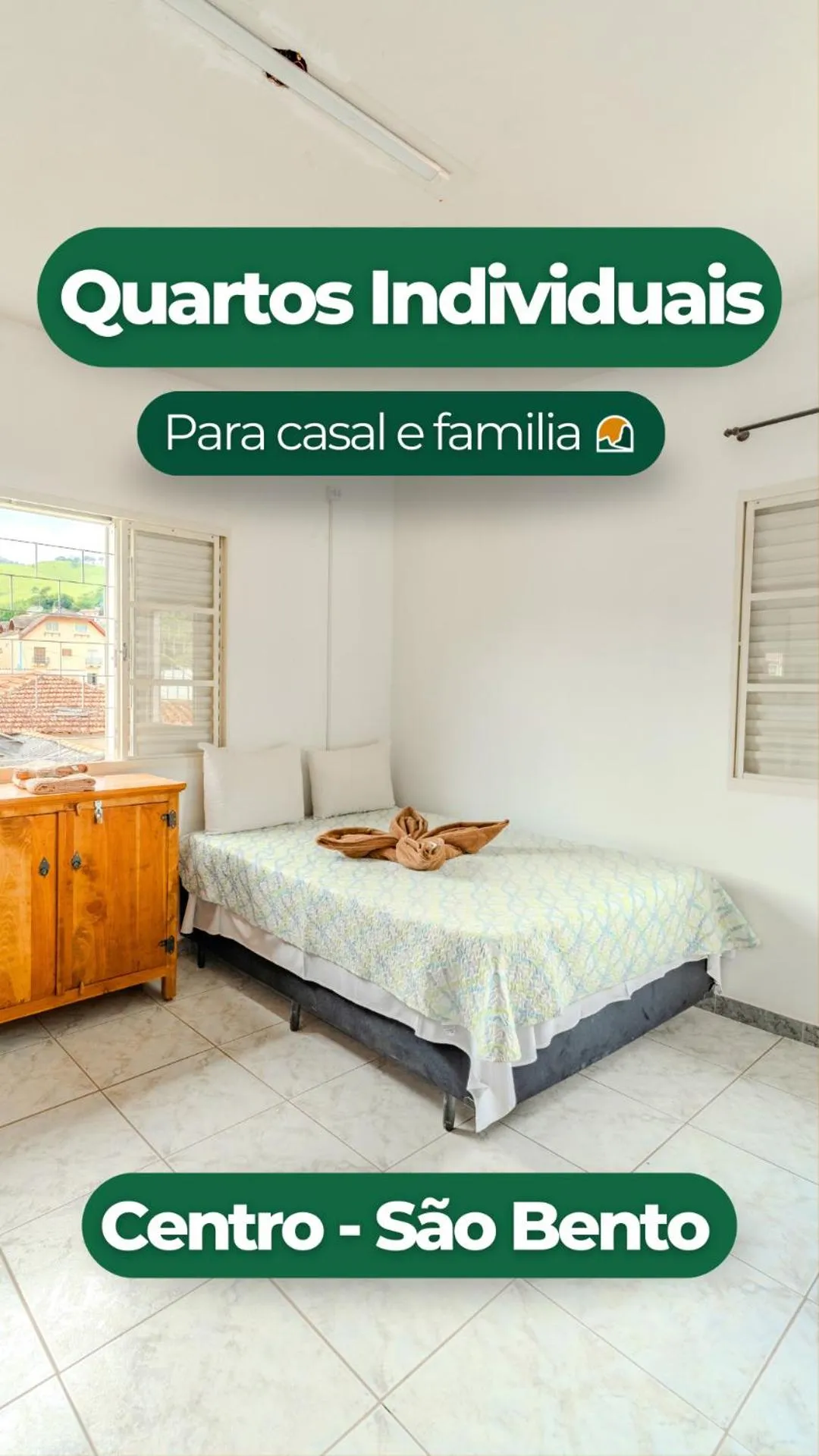 Bed in Pousada Vista da Pedra