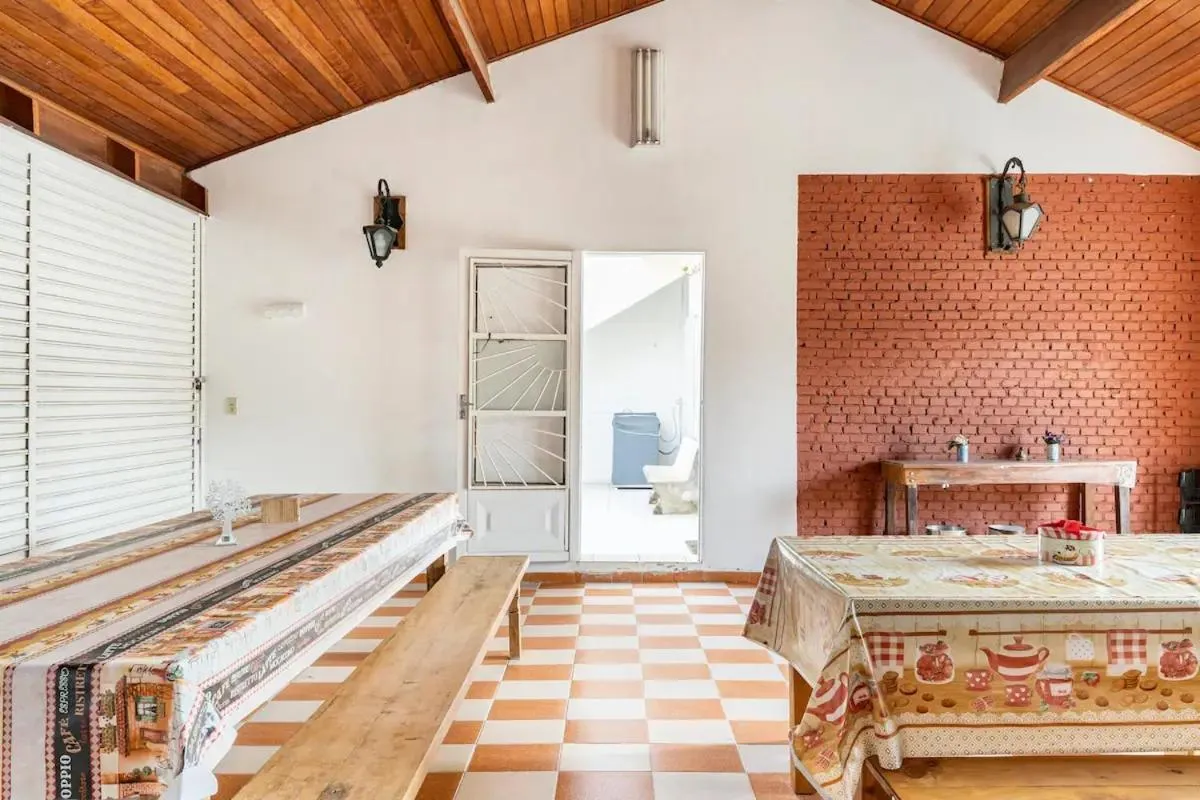 Kitchen or kitchenette in Pousada Vista da Pedra