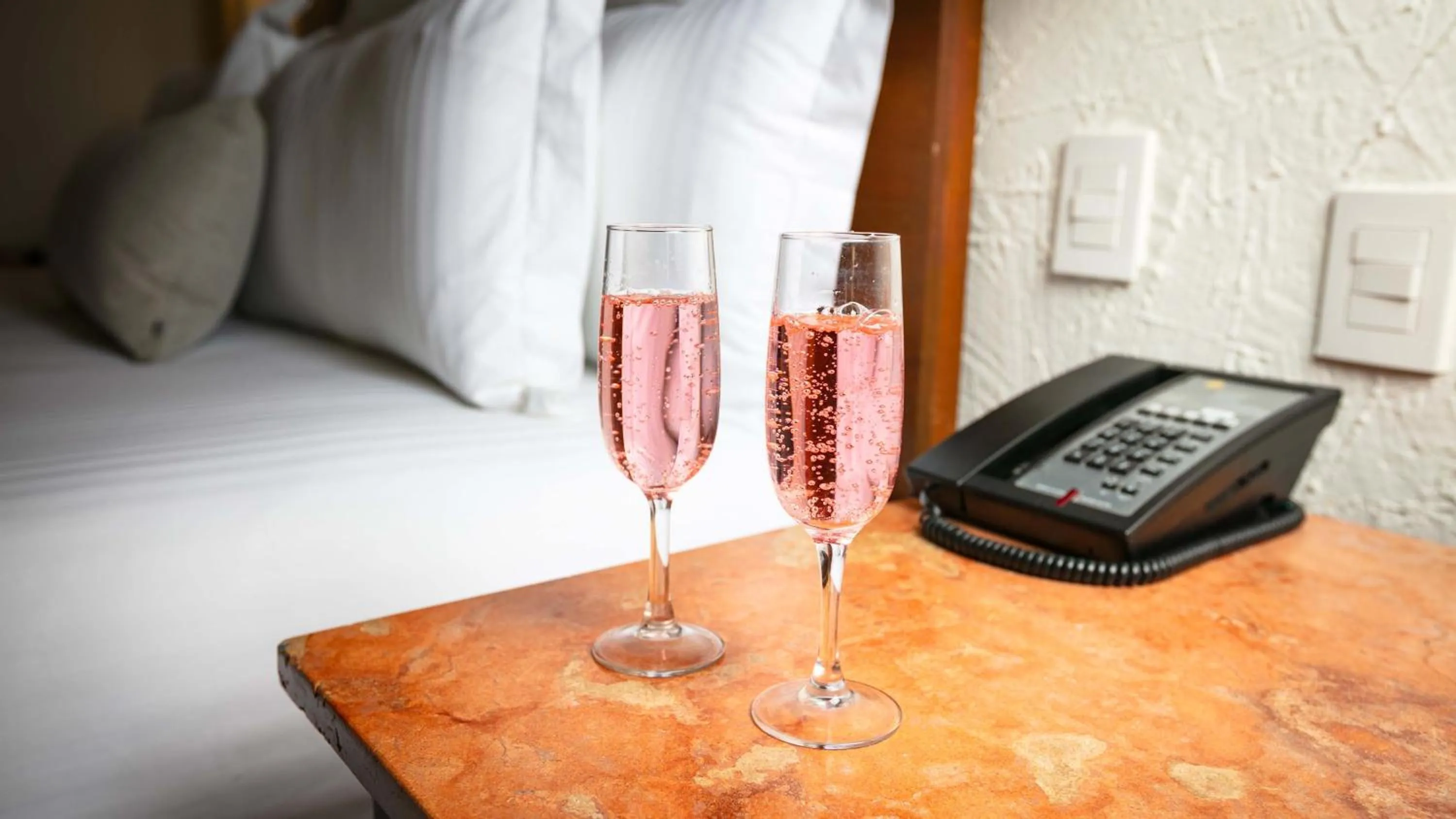 Drinks, Bed in Camino Real Guadalajara