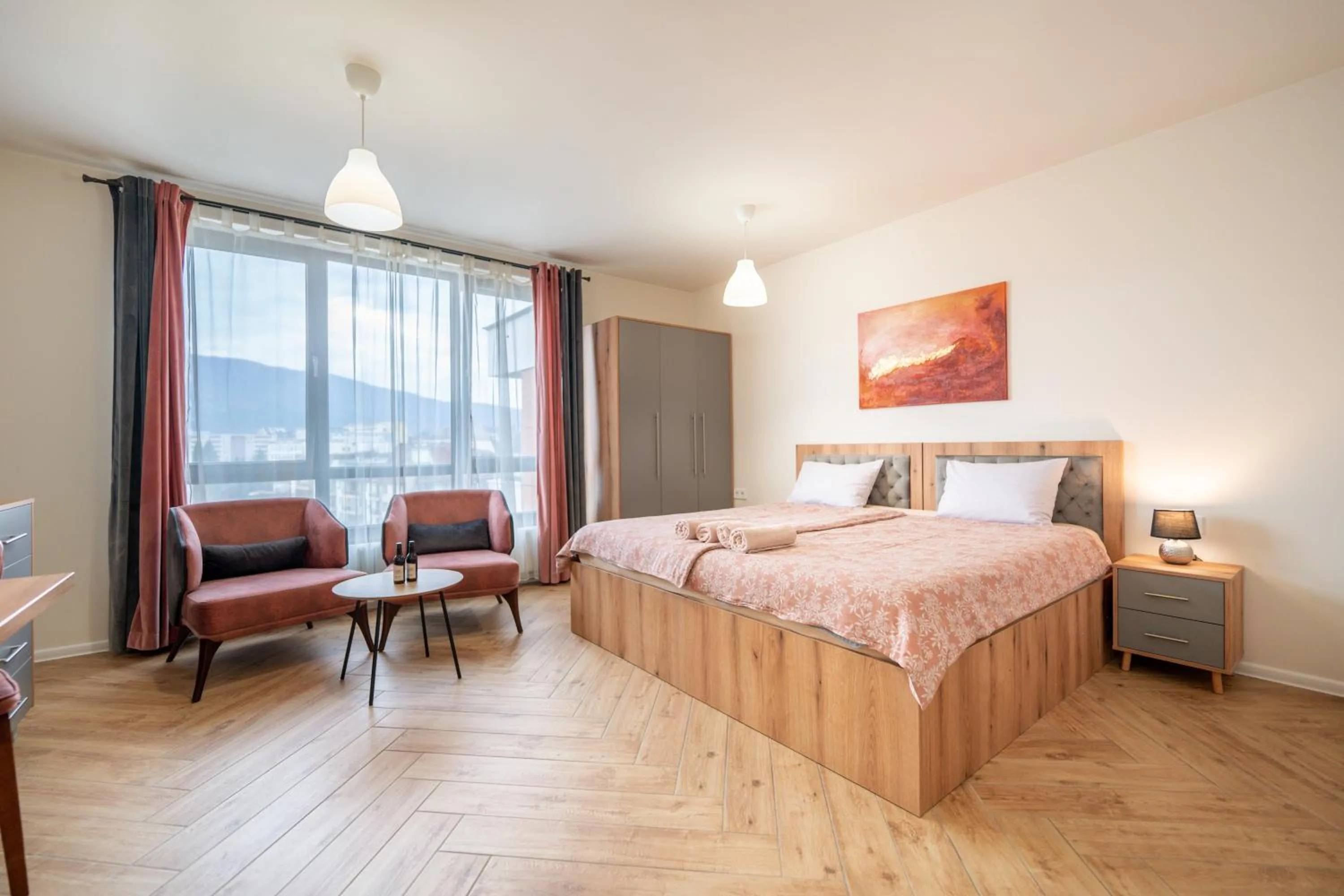 Bed in WOW studios for rent 2 bul Montevideo 25A - B
