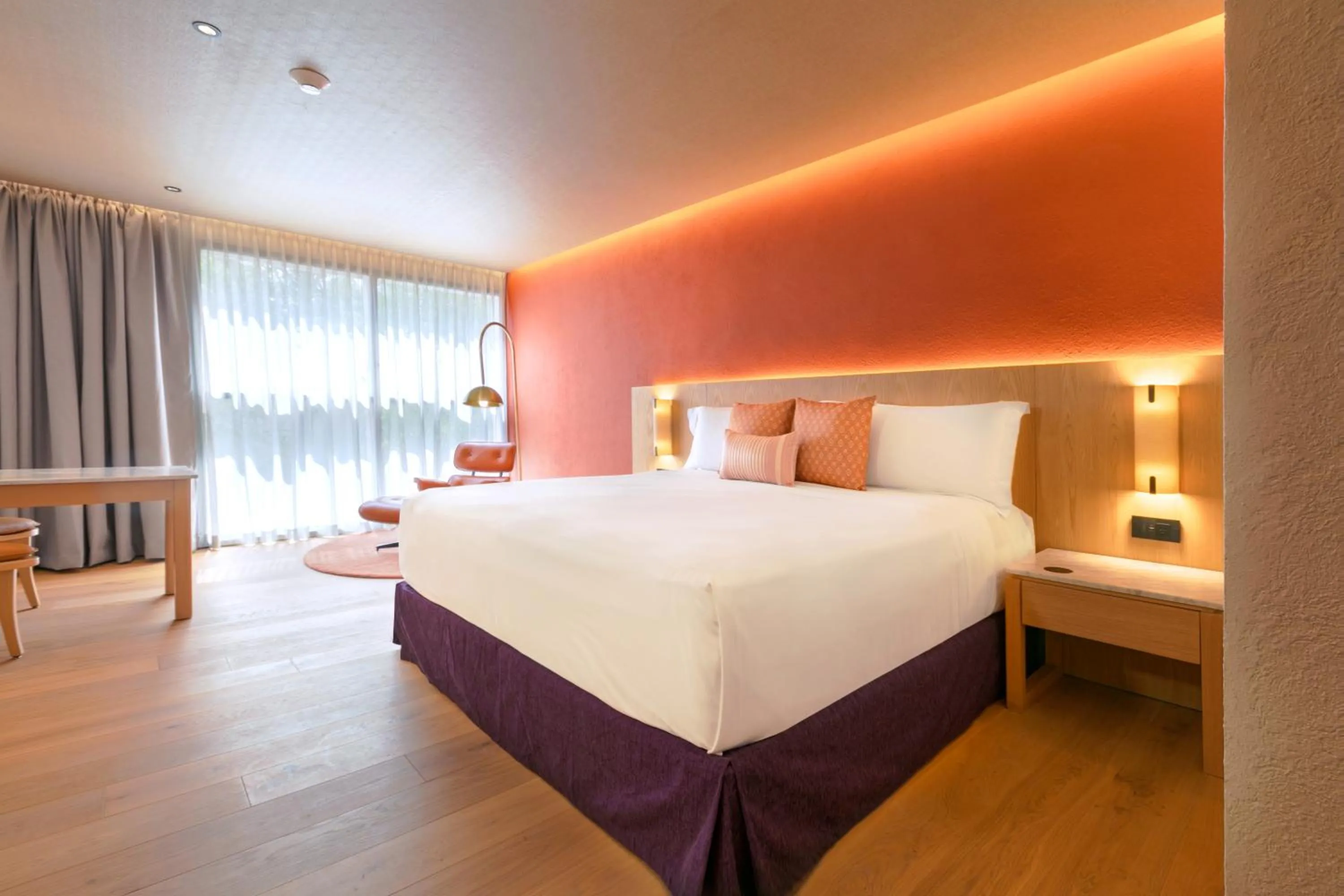 Bedroom, Bed in Camino Real Polanco Mexico