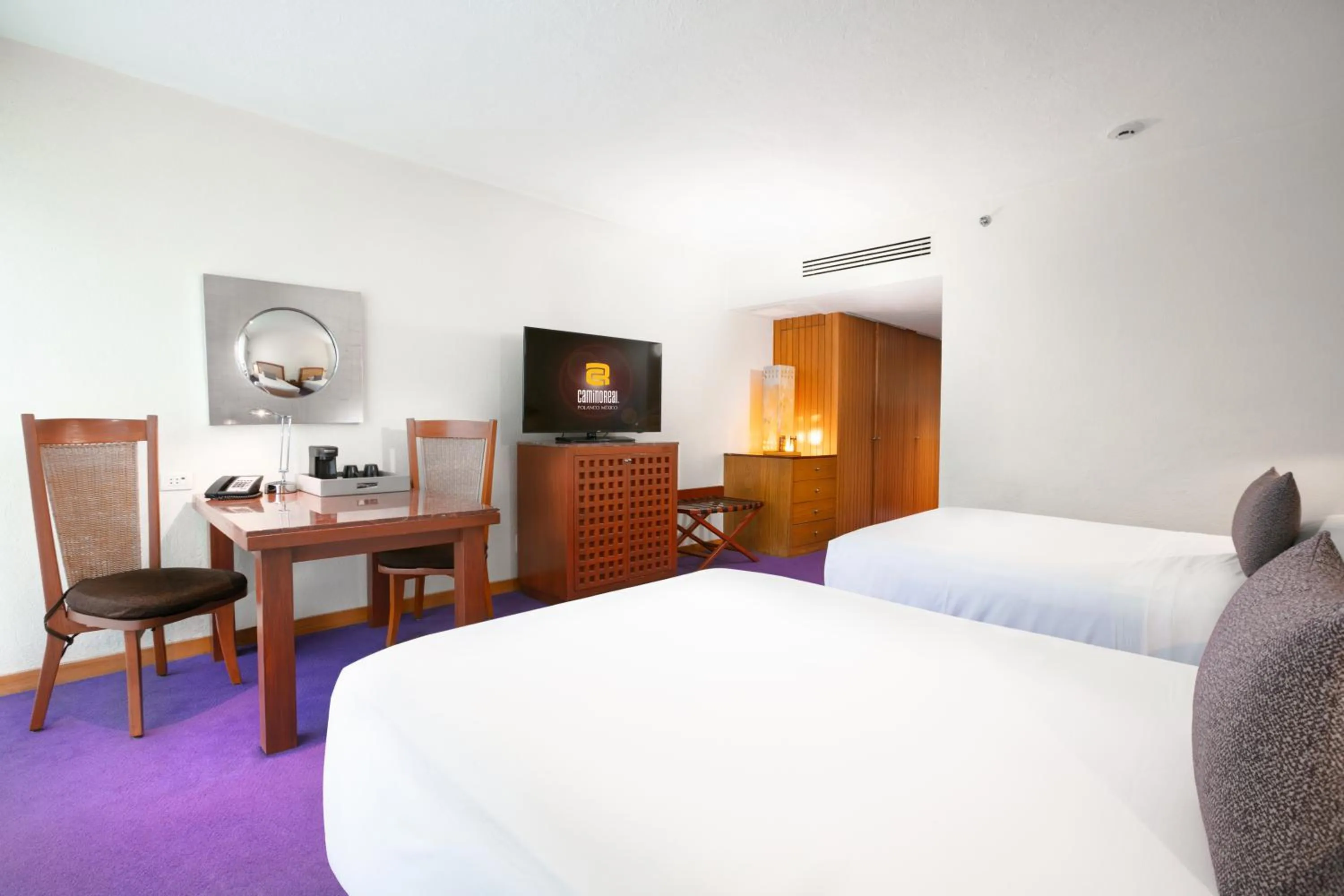 Bedroom, Bed in Camino Real Polanco Mexico