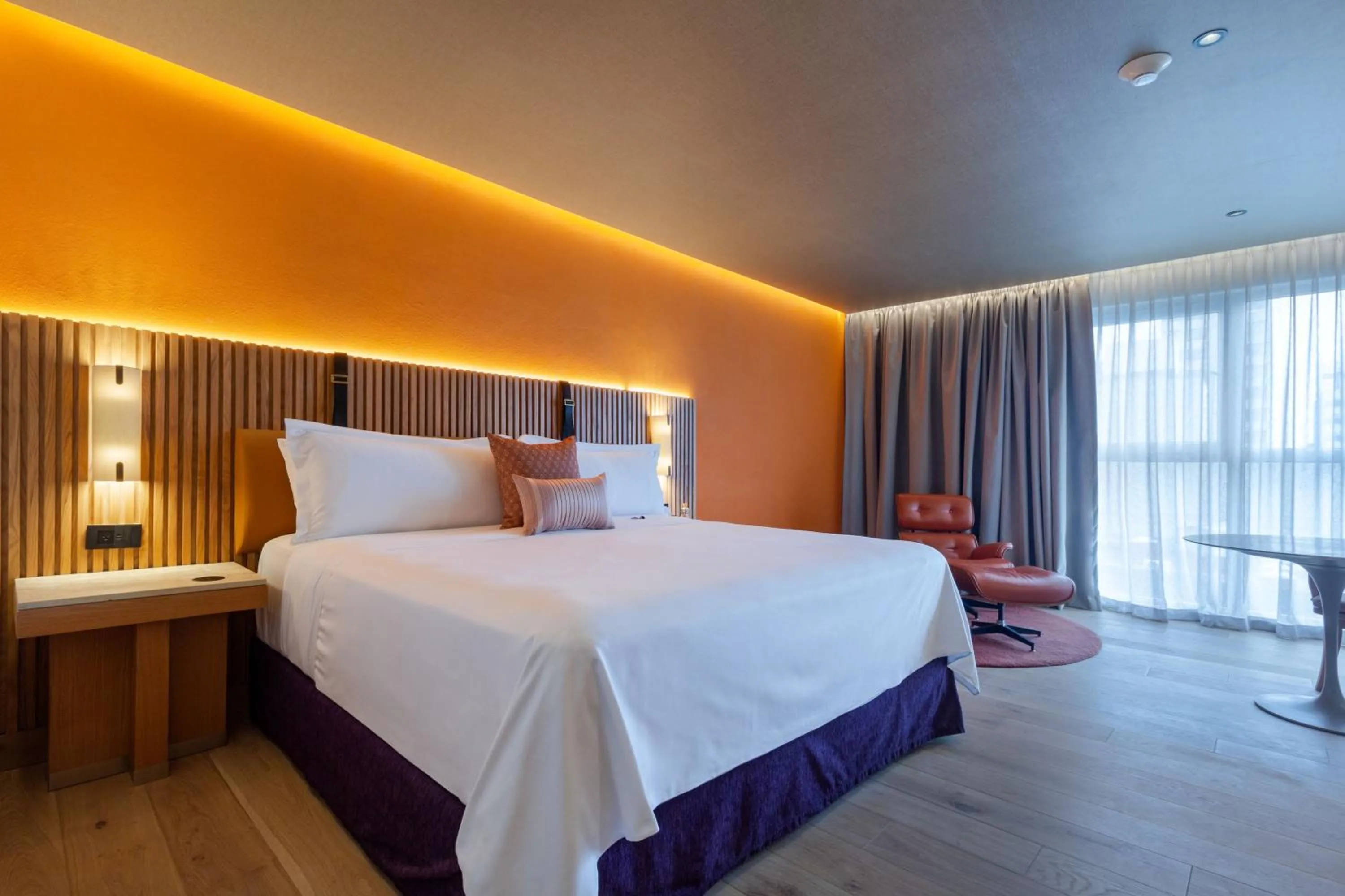 Bedroom, Bed in Camino Real Polanco Mexico