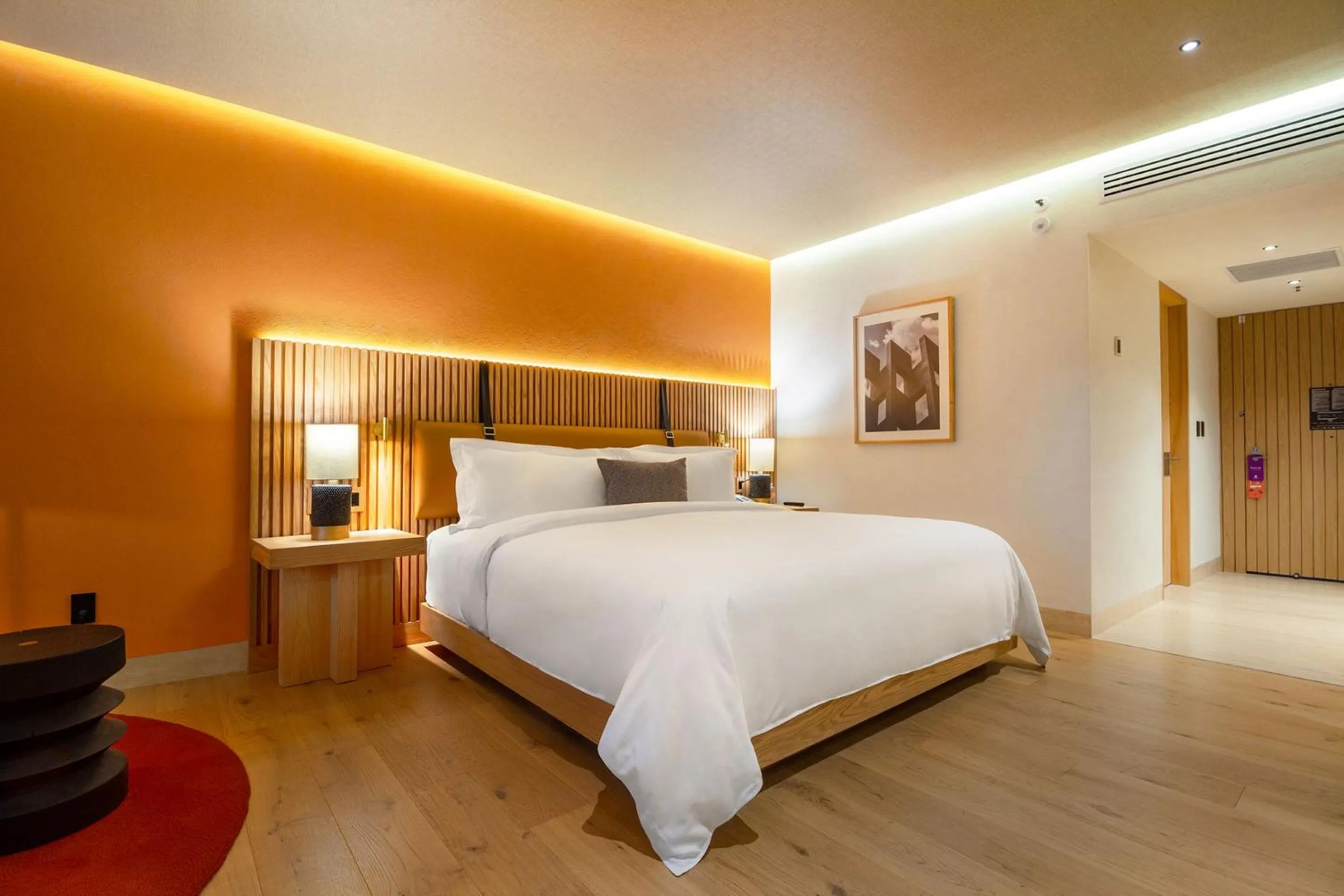 Bedroom, Bed in Camino Real Polanco Mexico