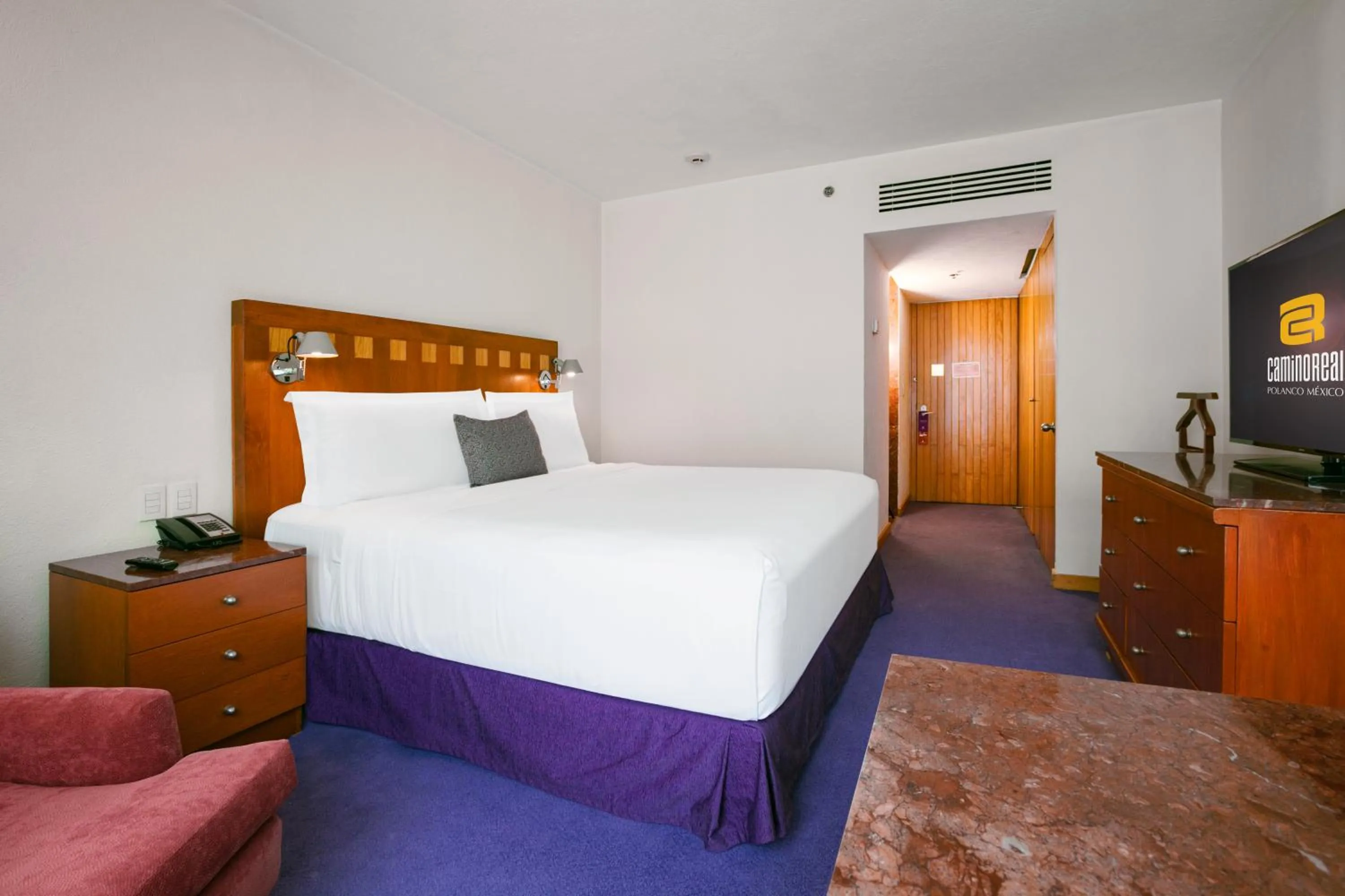 Bedroom, Bed in Camino Real Polanco Mexico