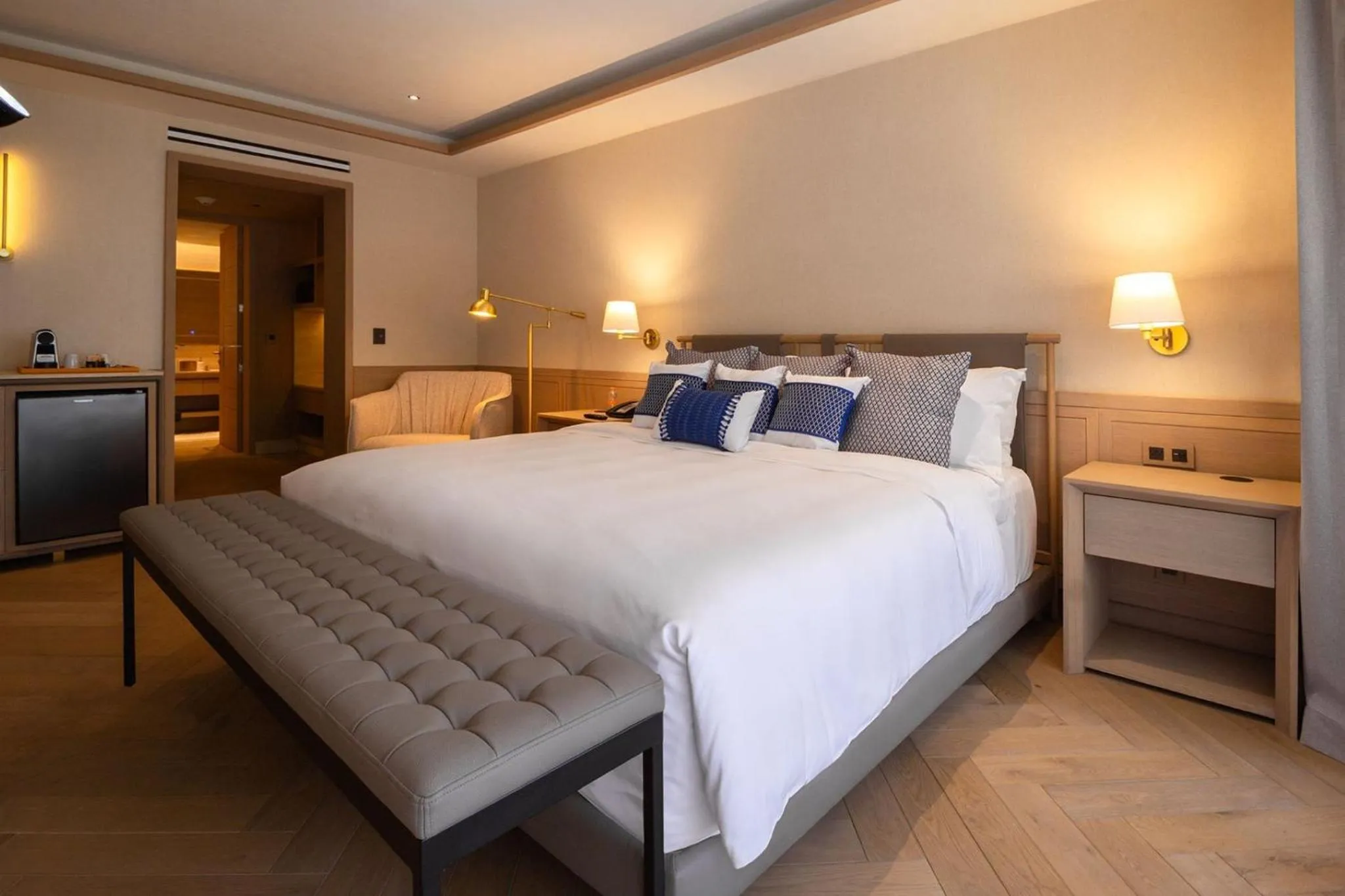 Bedroom, Bed in Camino Real Polanco Mexico