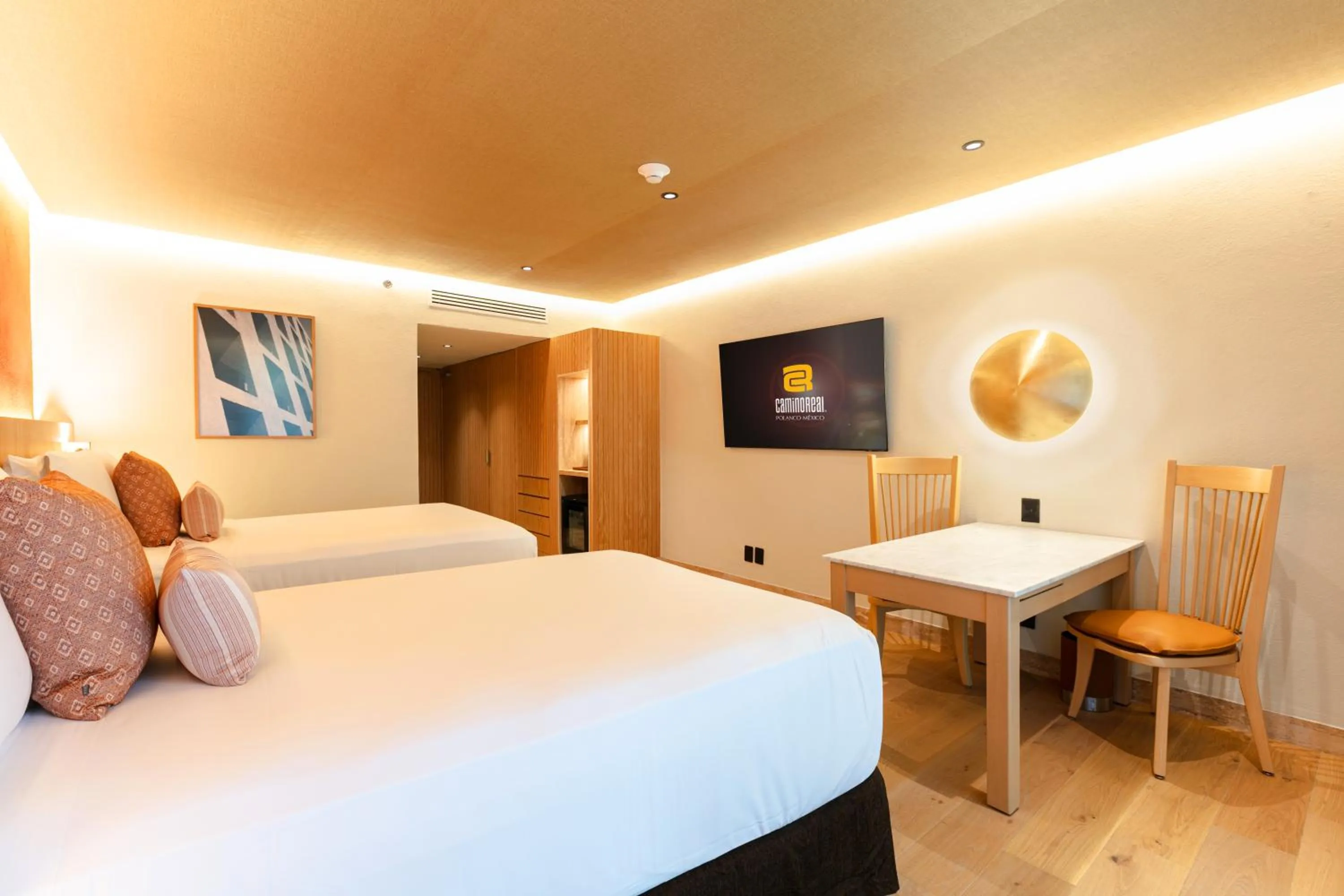 Bedroom, Bed in Camino Real Polanco Mexico