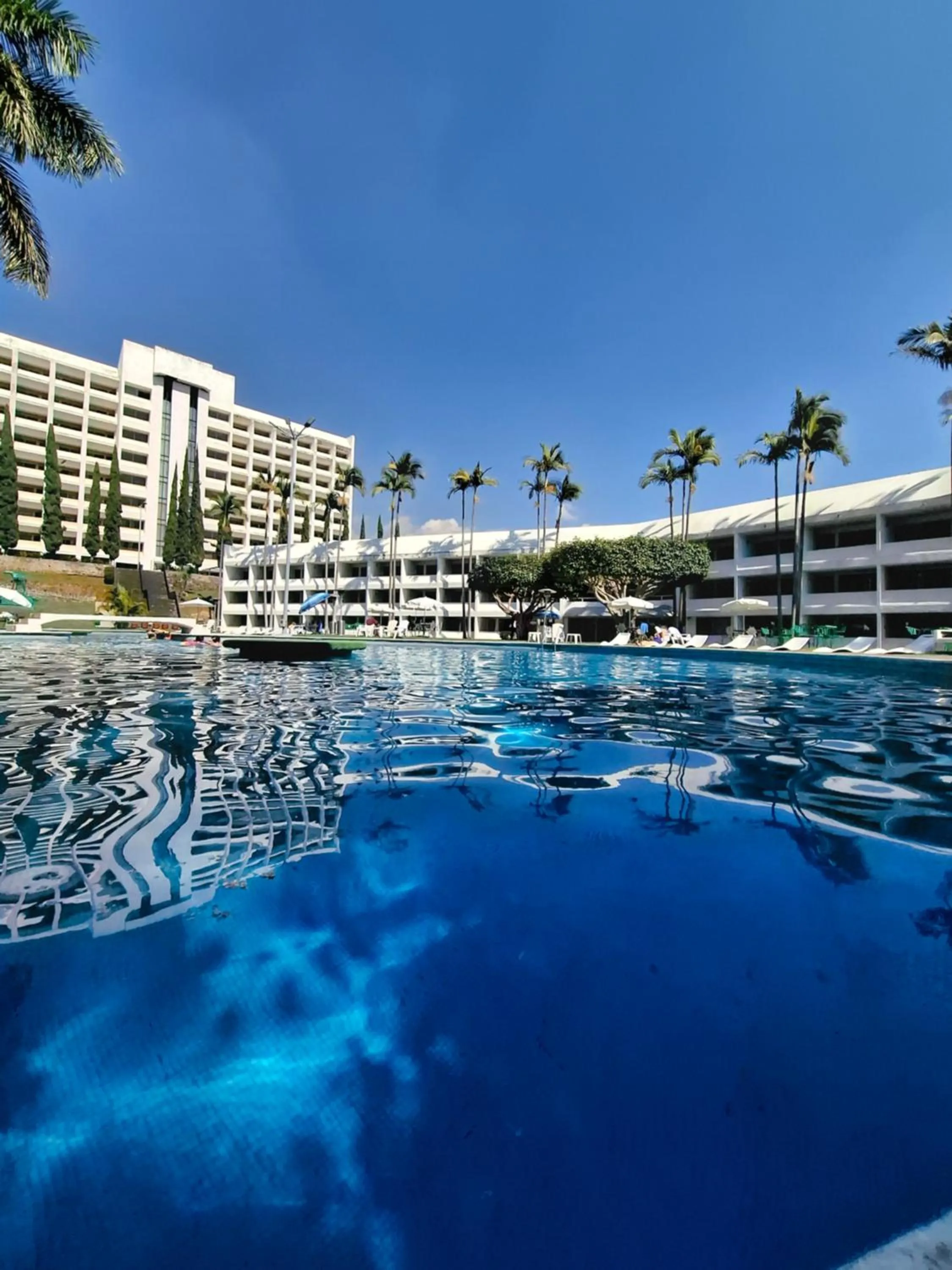 Pool view in Hotel Aristos Cuernavaca