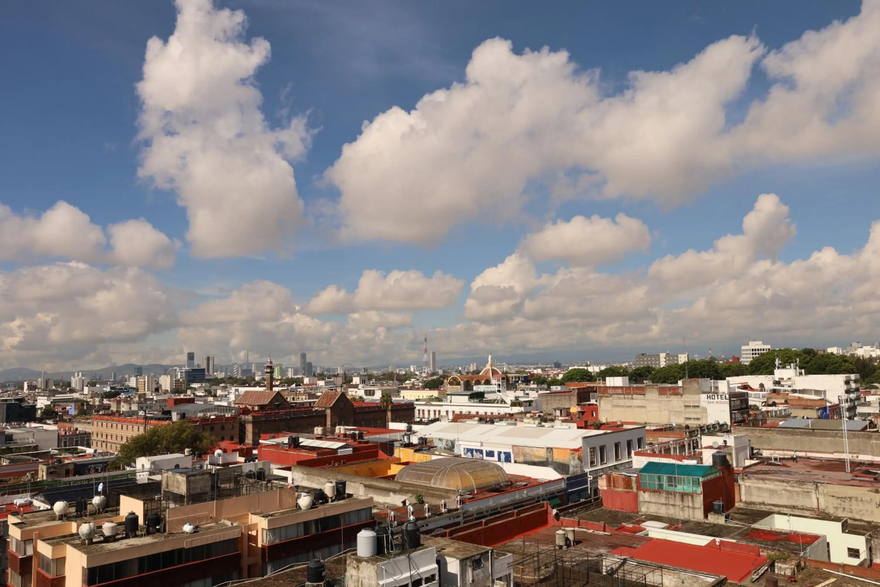 Bird's eye view in Aristos Puebla