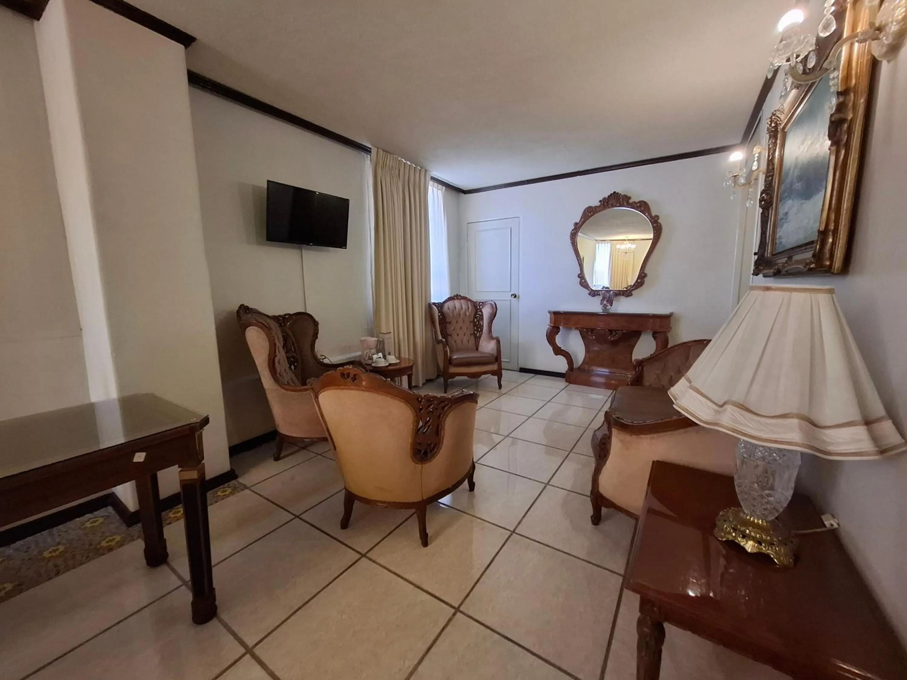 Living room in Aristos Puebla