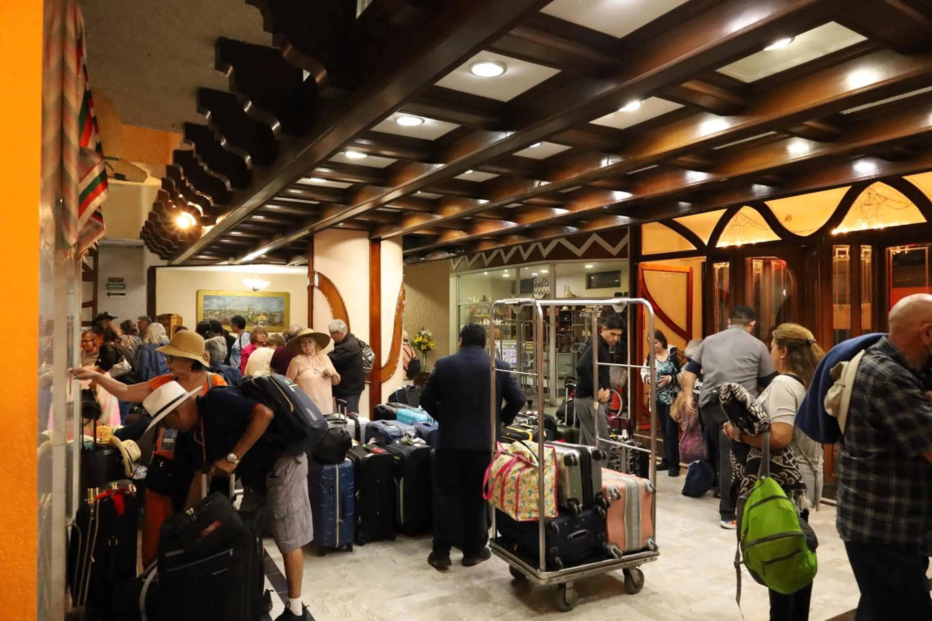 Lobby or reception in Aristos Puebla