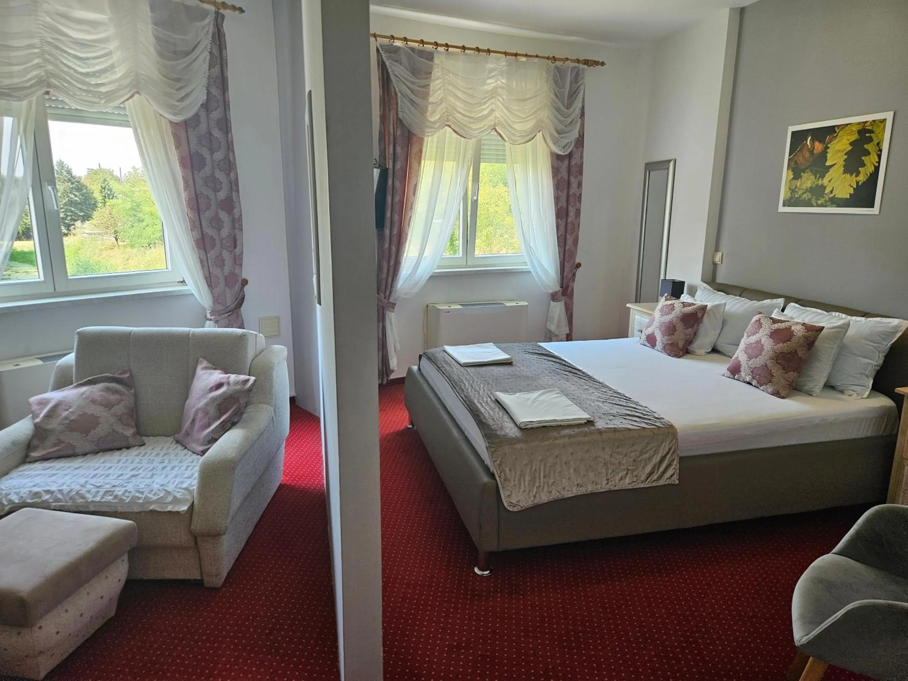 Bed in Hotel Villa Valpovo