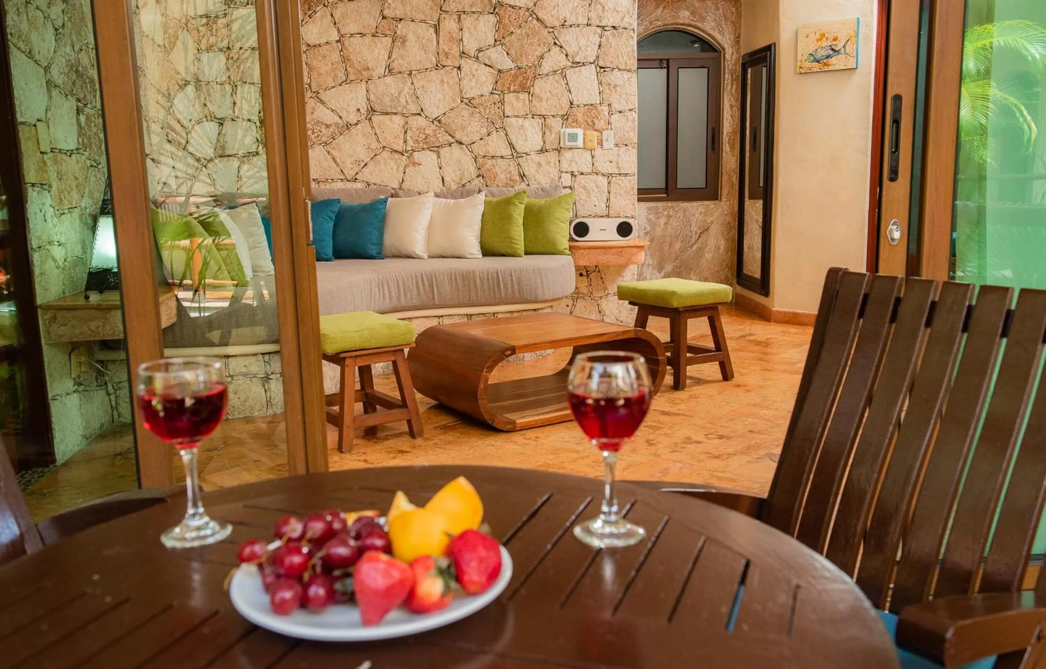 Patio in Villas Sacbe Condo Hotel and Beach Club