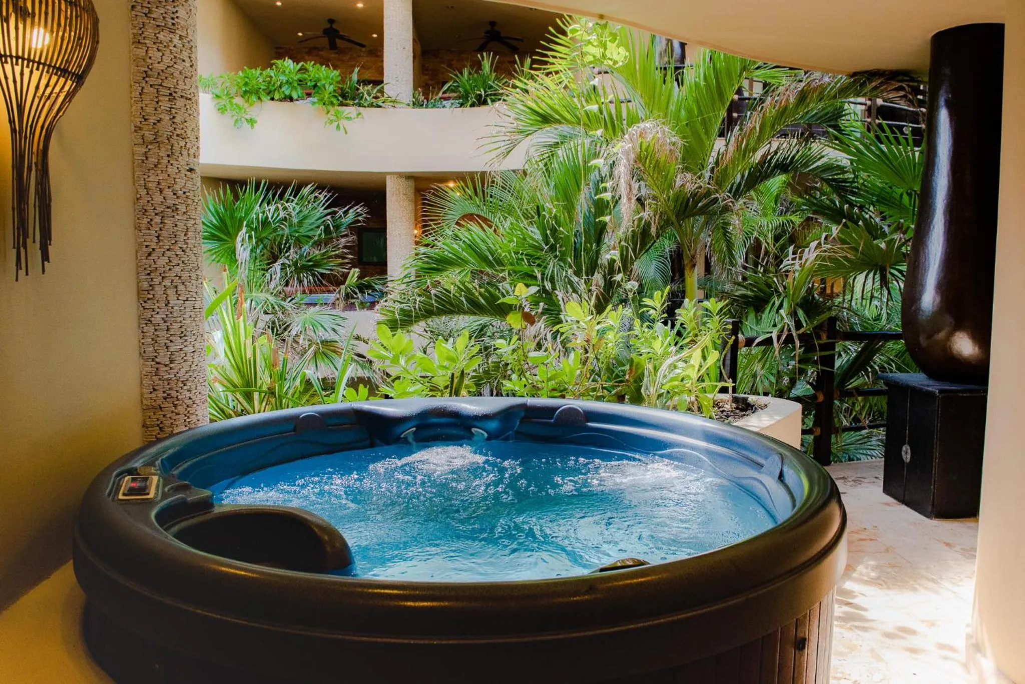 Balcony/Terrace in El Taj Oceanfront and Beachside Condo Hotel