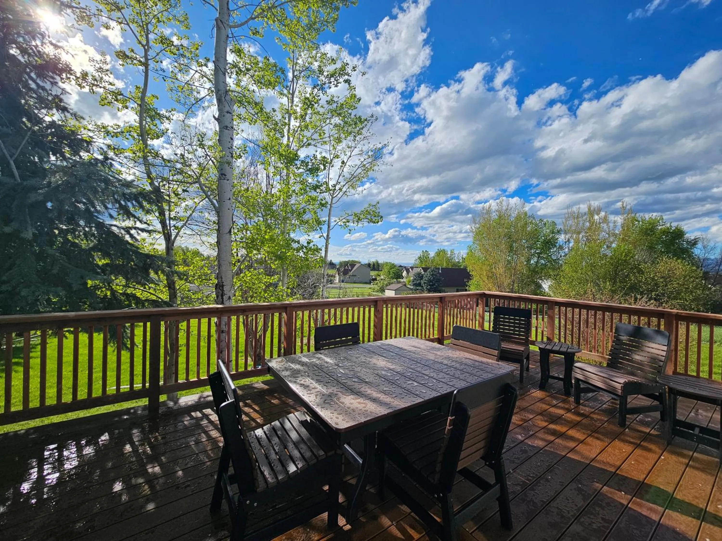 Balcony/Terrace in Among the Aspens Family Cottage