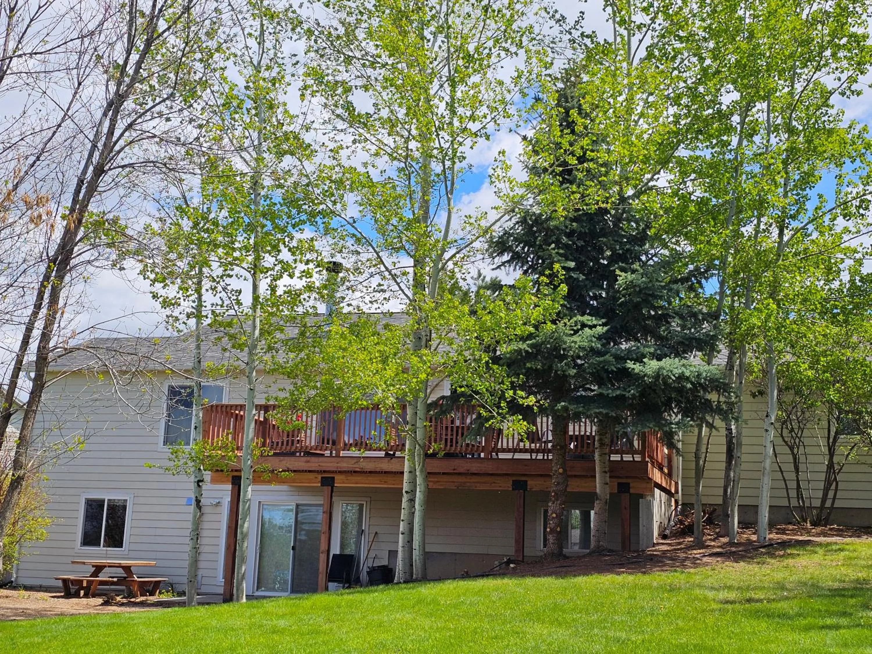 Balcony/Terrace in Among the Aspens Family Cottage