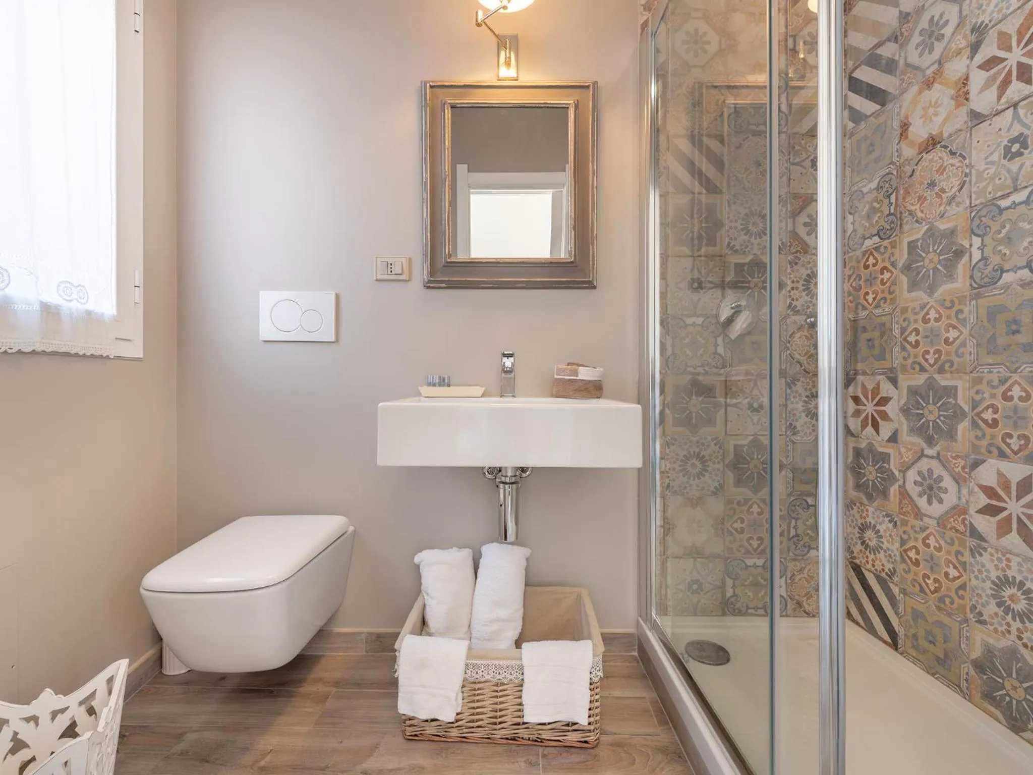 Bathroom in Panoramic Studio Carloforte