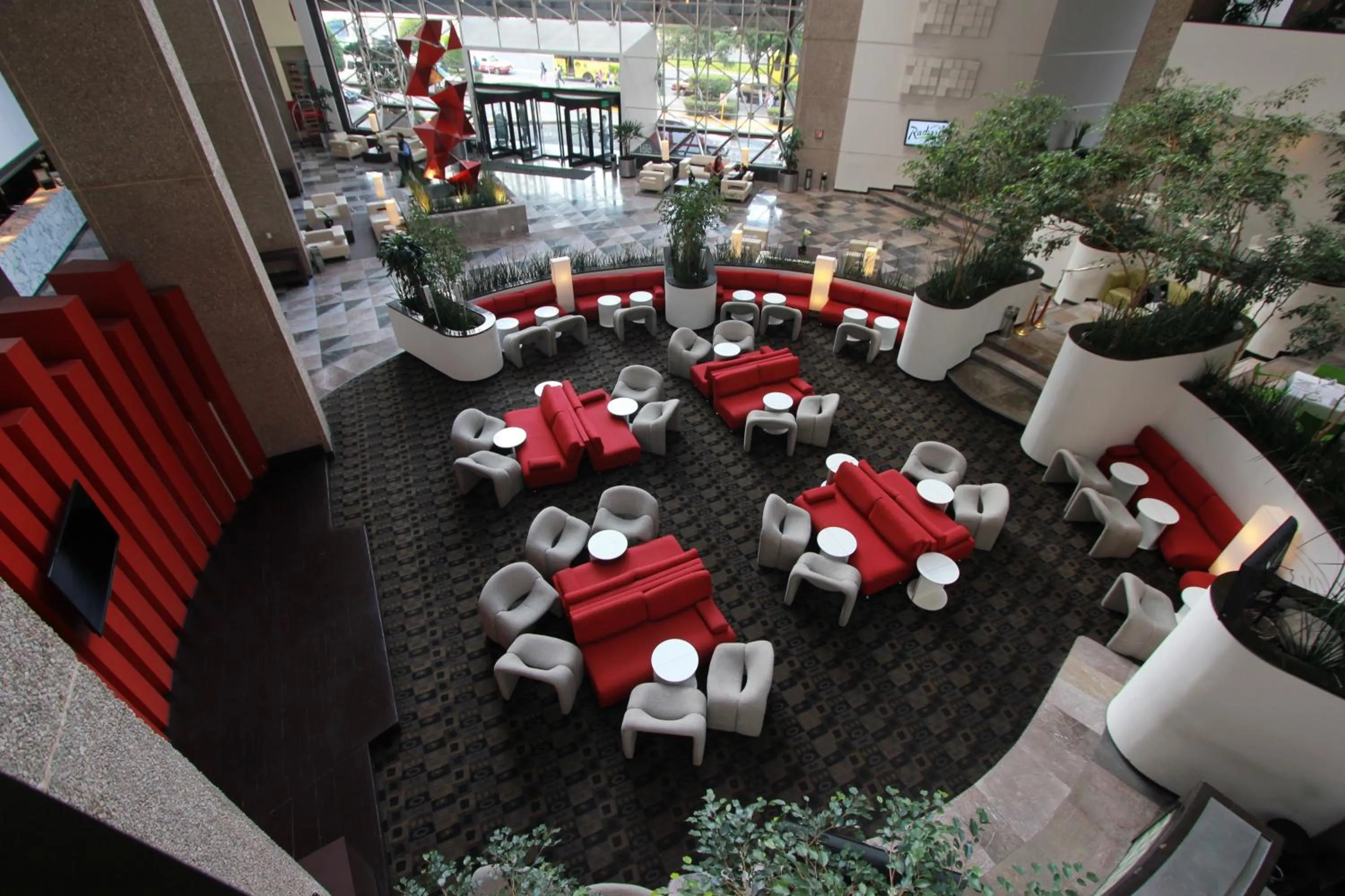 Lobby or reception in Radisson Paraiso Hotel Mexico City