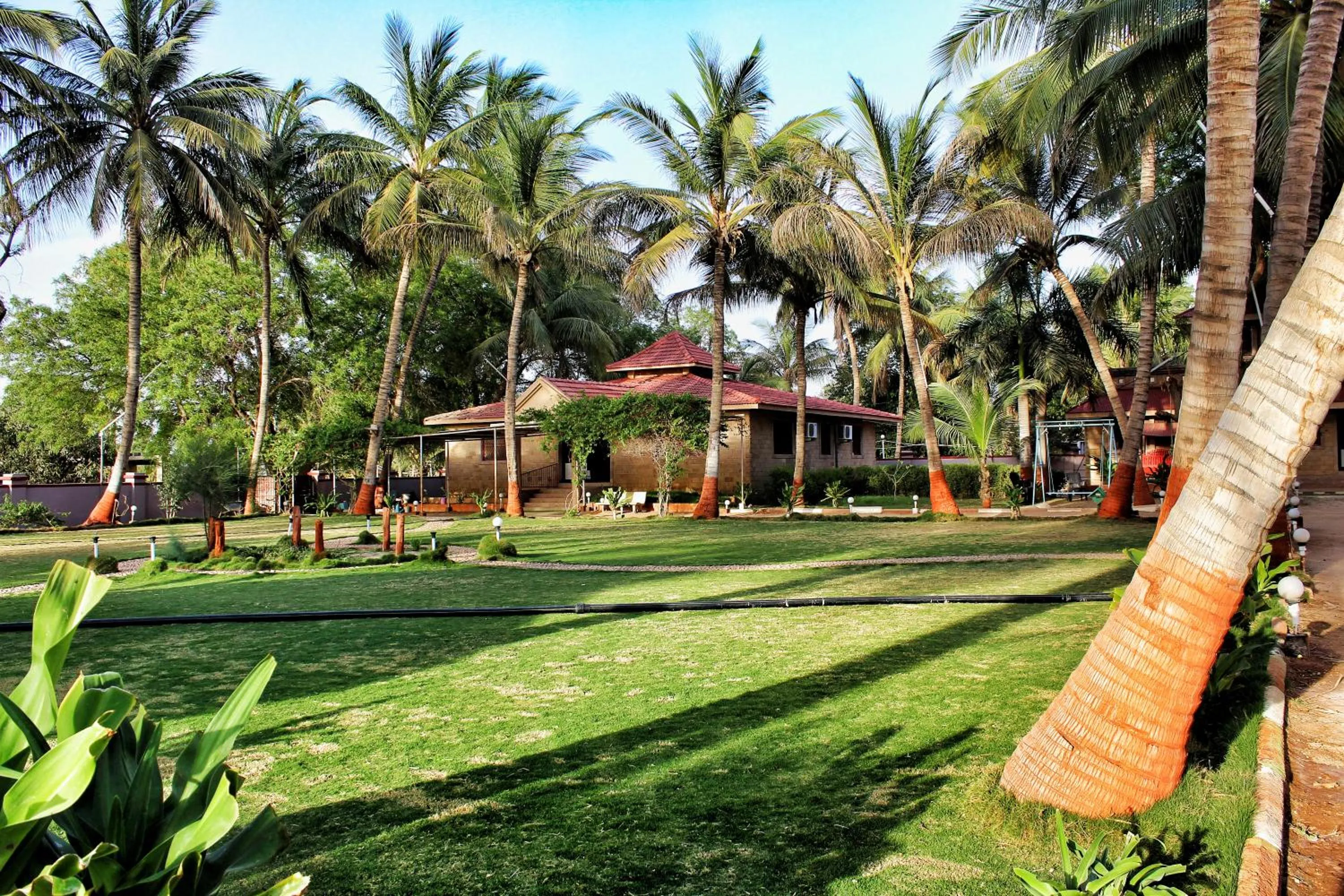 Garden in Stay Guru Resort Farm Villa