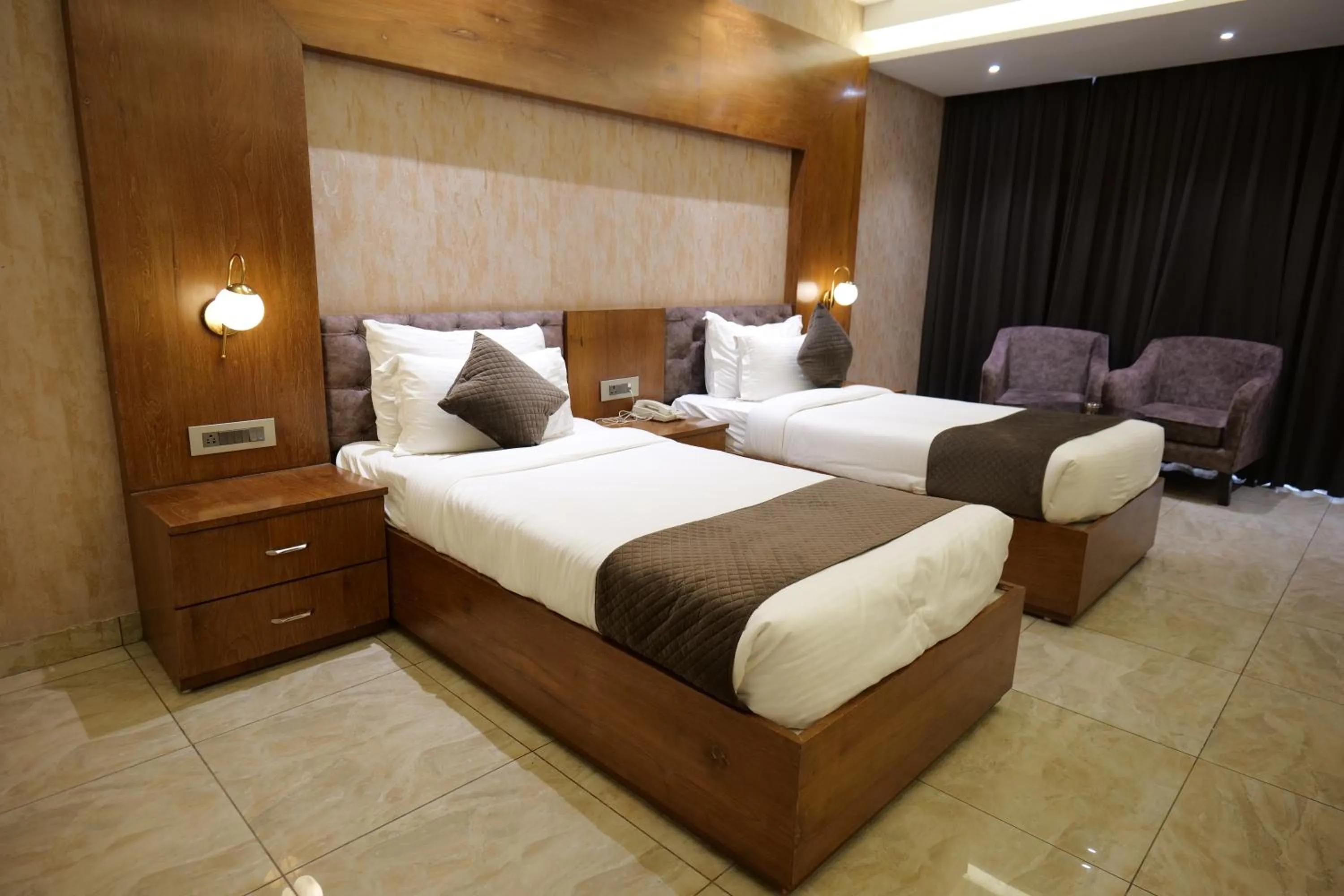 Bed in The Emerald Grand