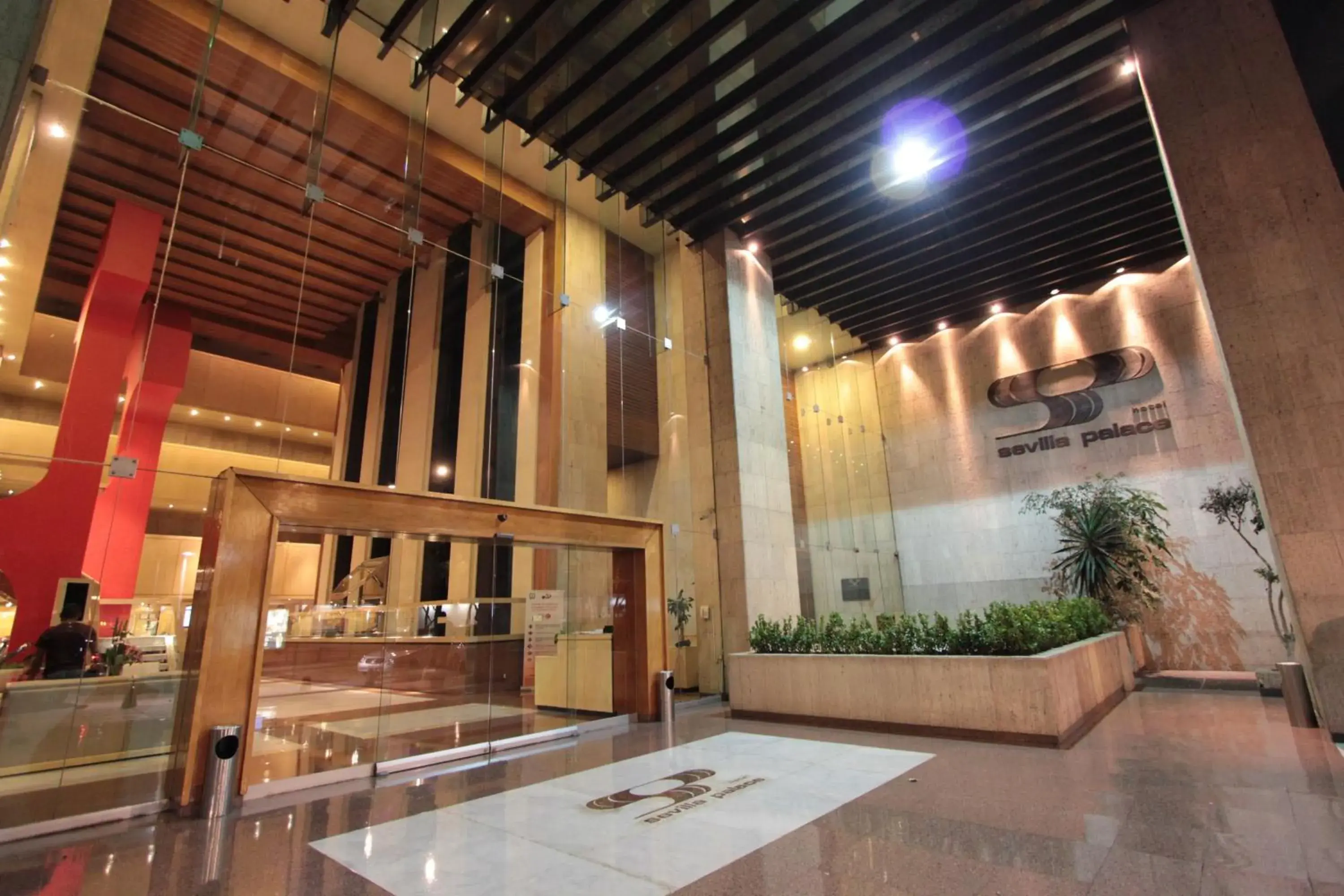 Facade/entrance in Sevilla Palace Facade/entrance in Sevilla Palace