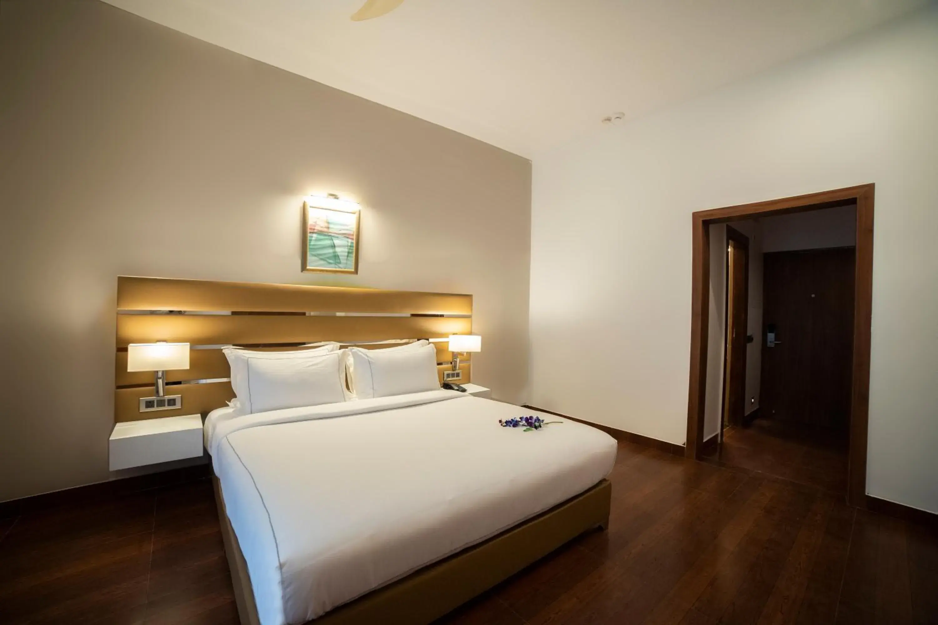 Bed in Country Inn Tarika Riverside Resort Jim Corbett Bed in Country Inn Tarika Riverside Resort Jim Corbett