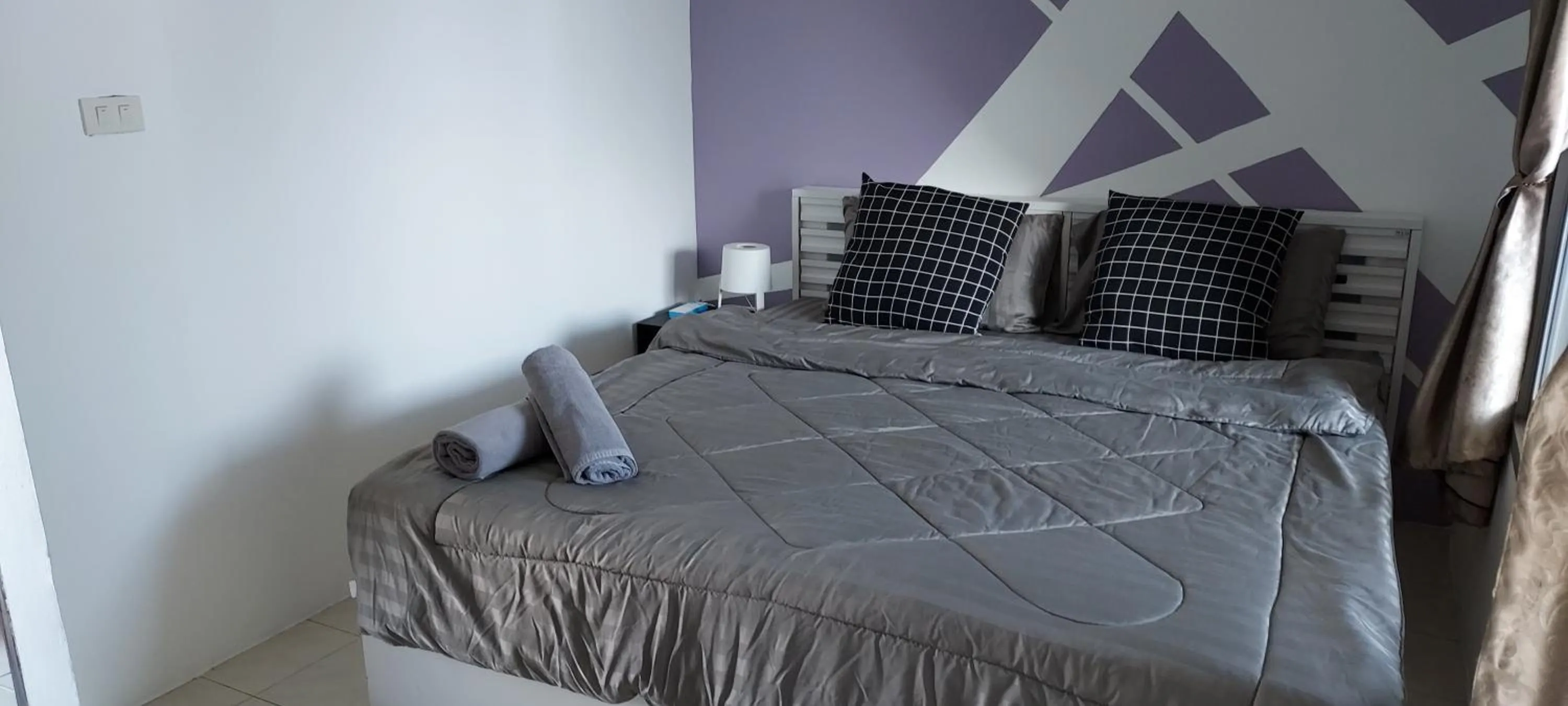 Bed in Hua Hin Paradise Guesthouse