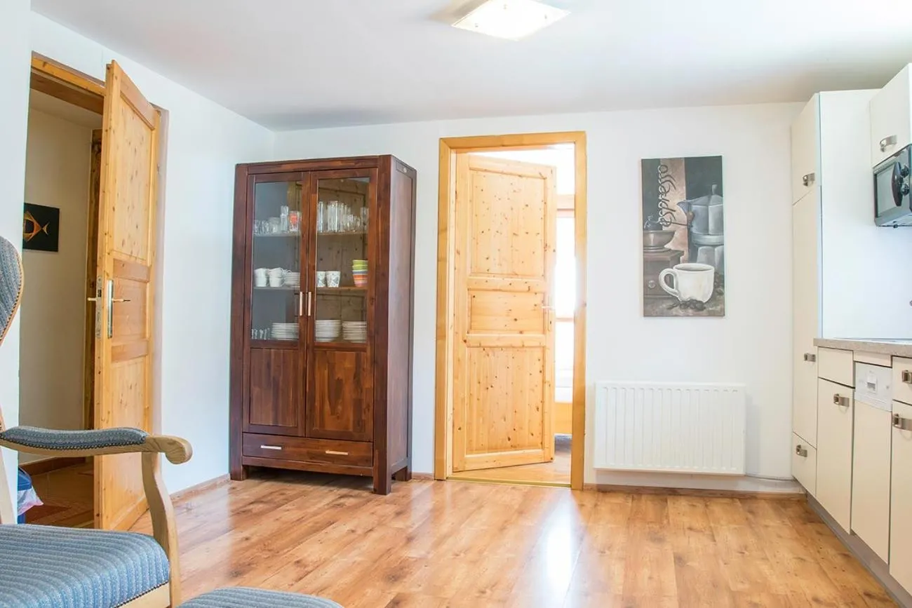 Kitchen or kitchenette in Ferienalm Schitter