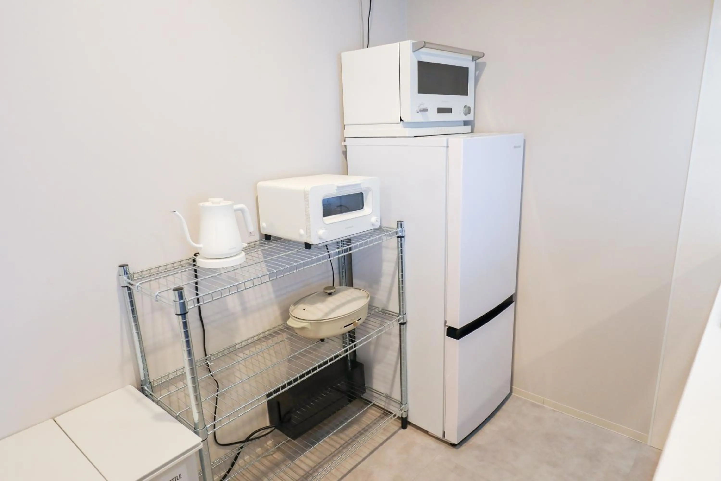 Kitchen or kitchenette in HOTEL SO SUMIYOSHi ホテルソウ博多住吉