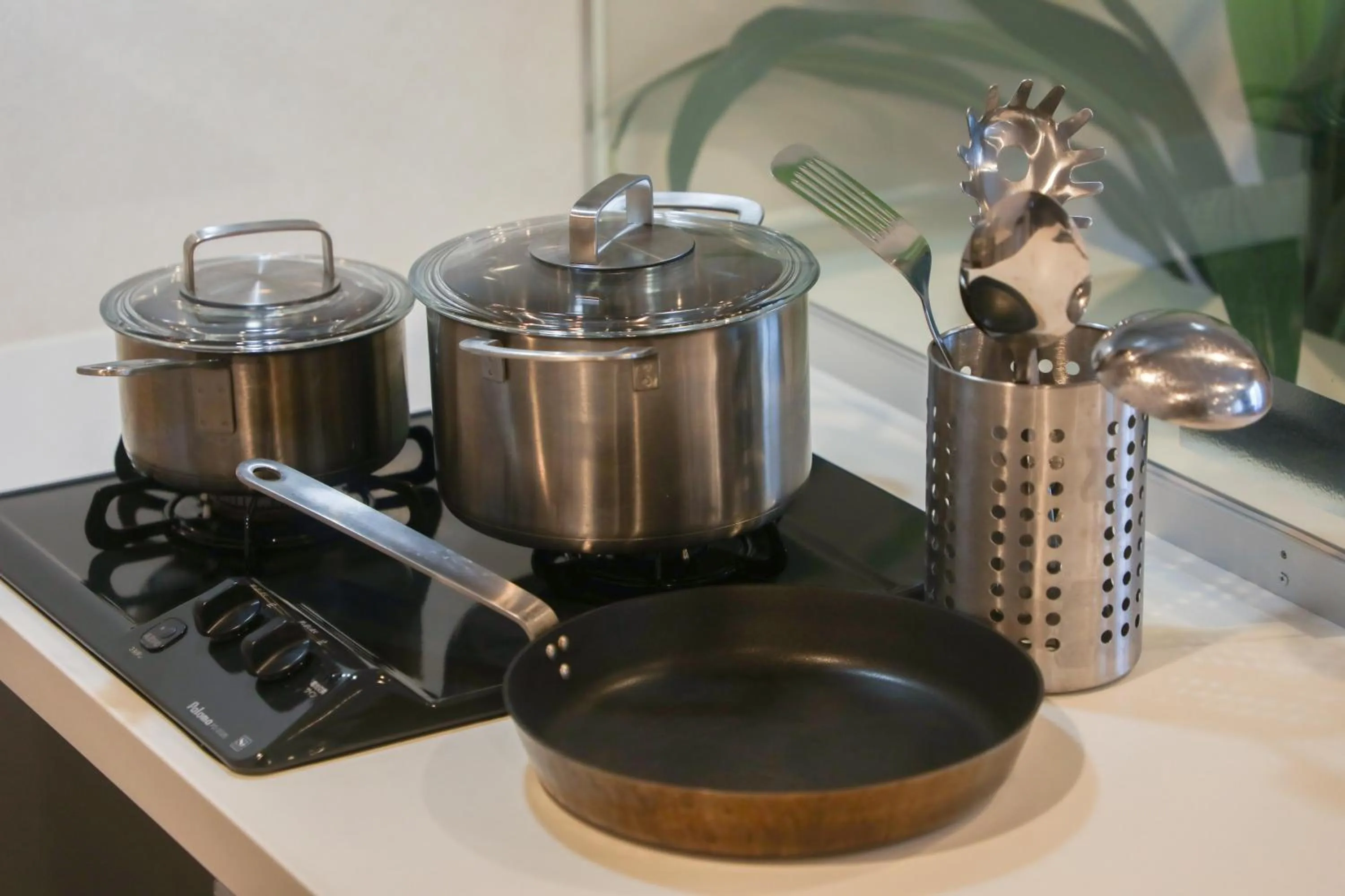 Kitchen or kitchenette in HOTEL SO SUMIYOSHi ホテルソウ博多住吉