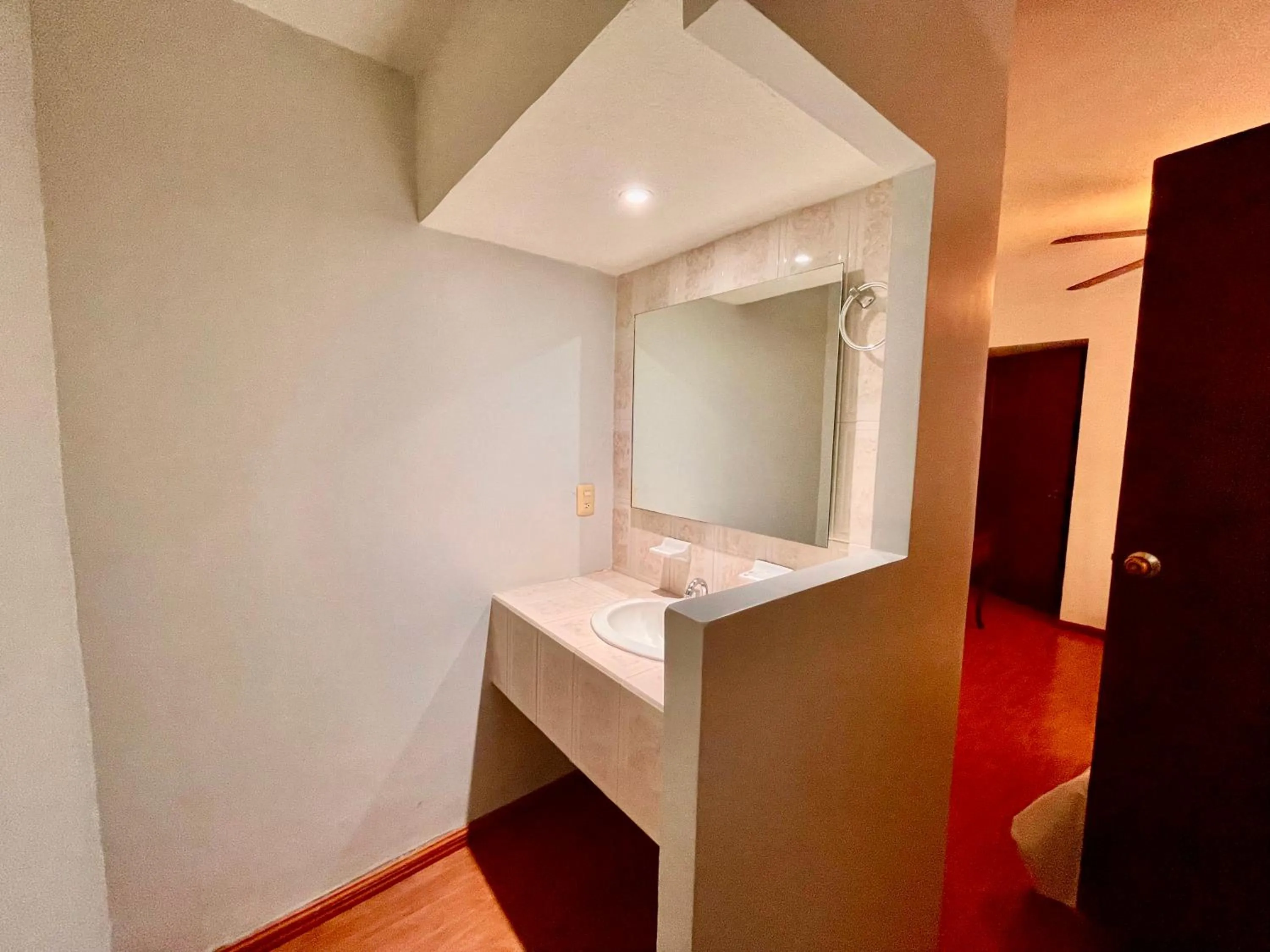 Bathroom in Hotel Puebla Plaza