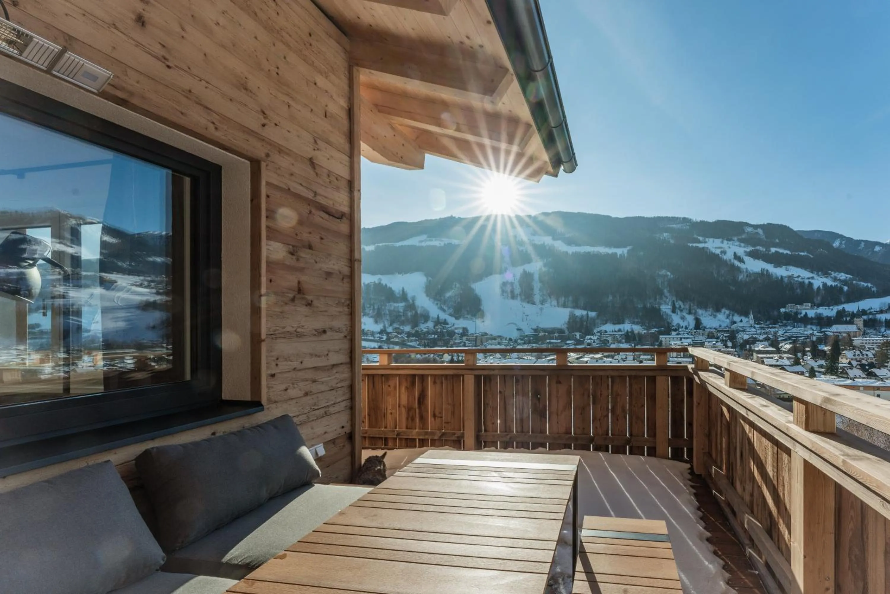 Balcony/Terrace in Sun Side by Schladming-Appartements