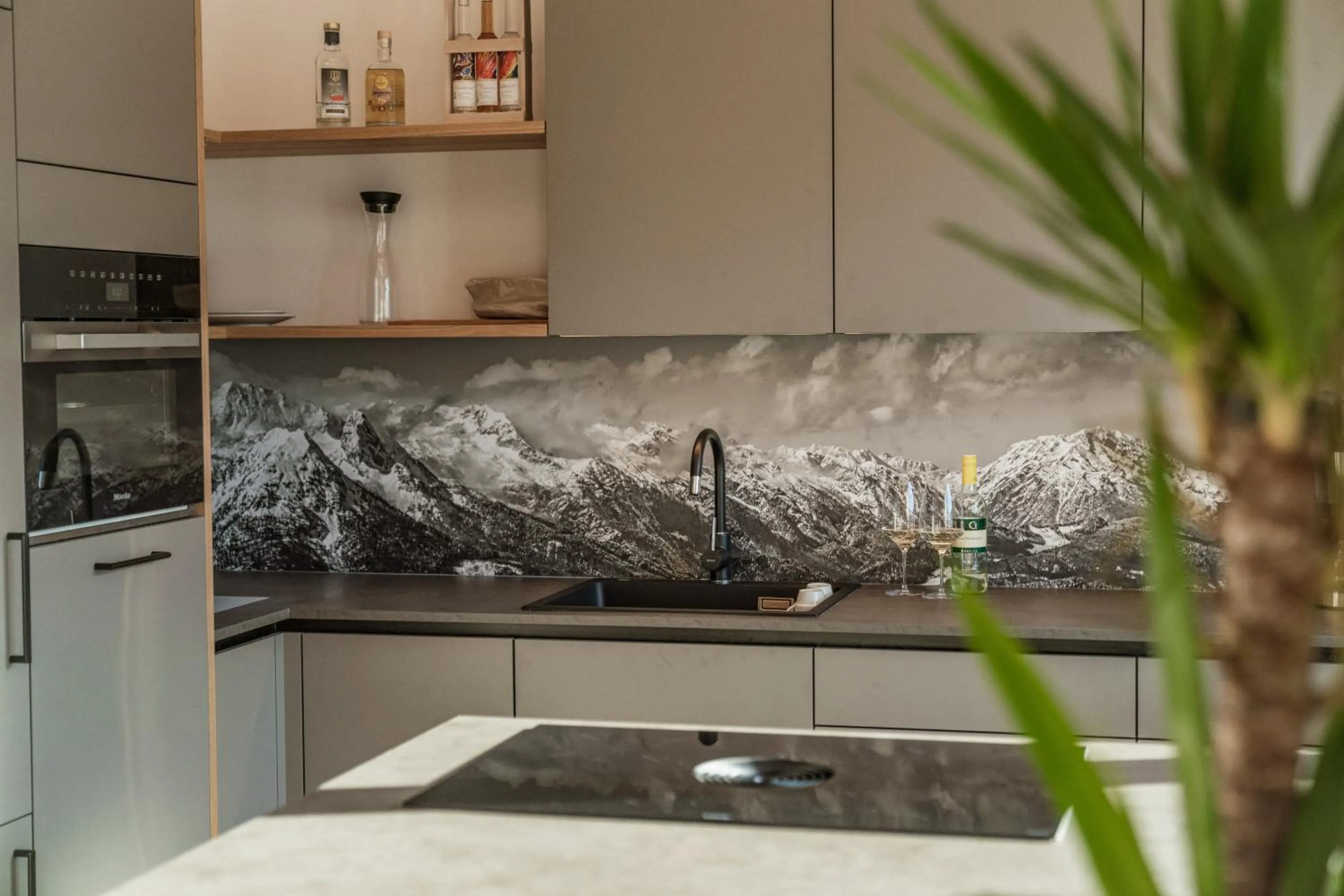 Kitchen or kitchenette in Sun Side by Schladming-Appartements