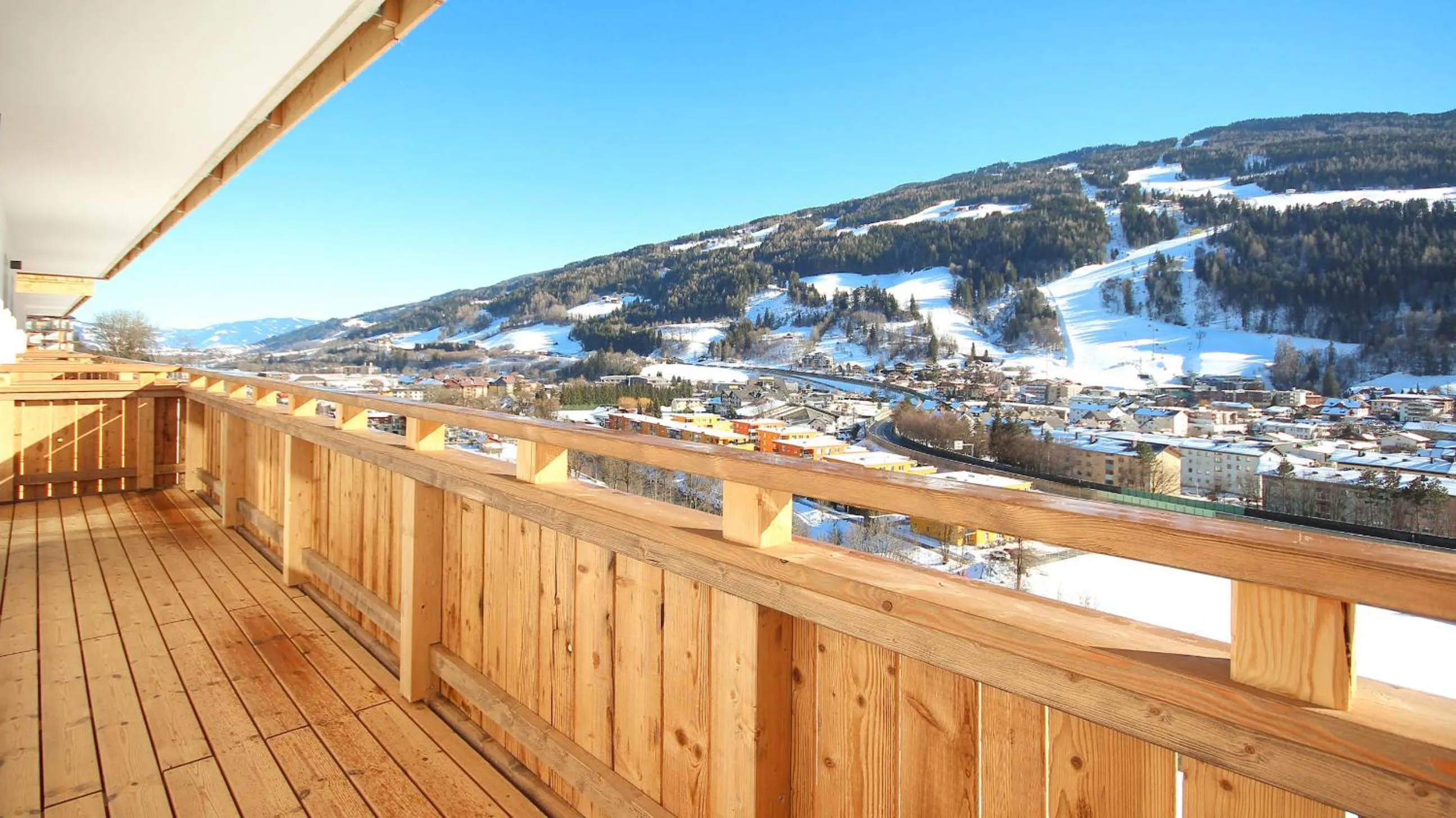 Balcony/Terrace in Sun Side by Schladming-Appartements