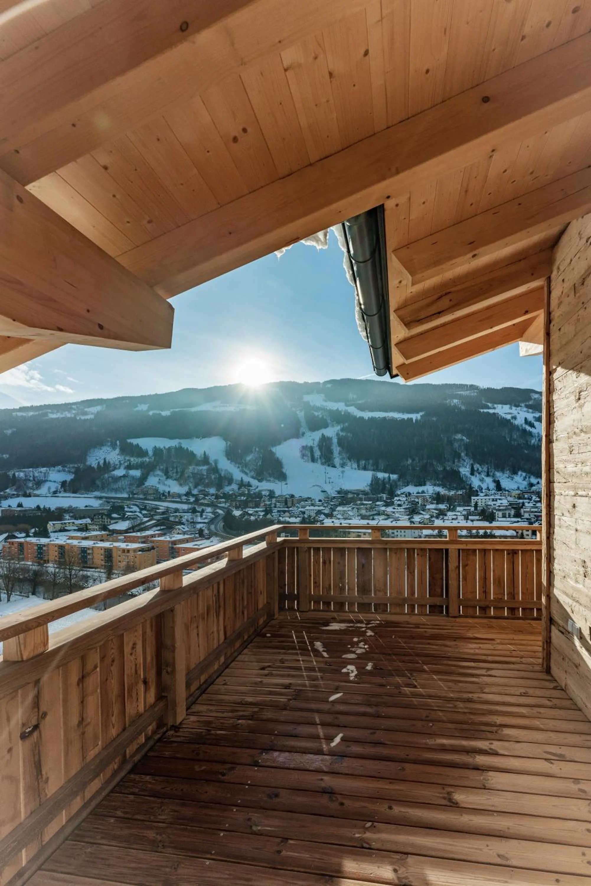 Balcony/Terrace in Sun Side by Schladming-Appartements