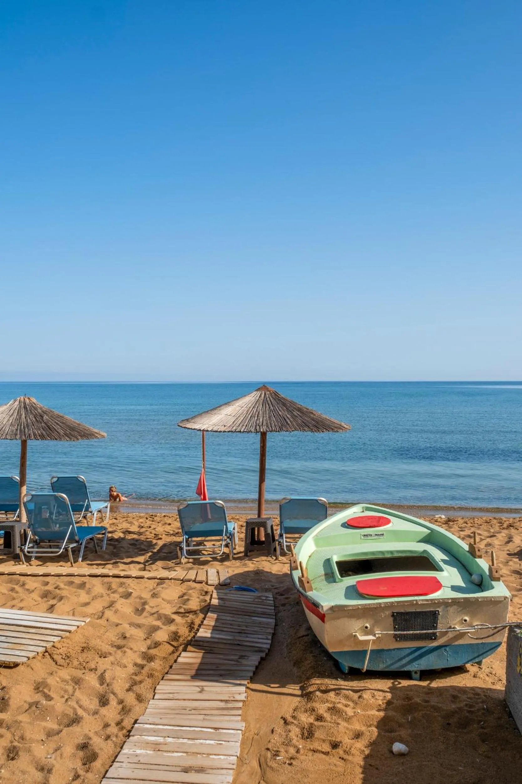 Beach in Kato Stalos Mare