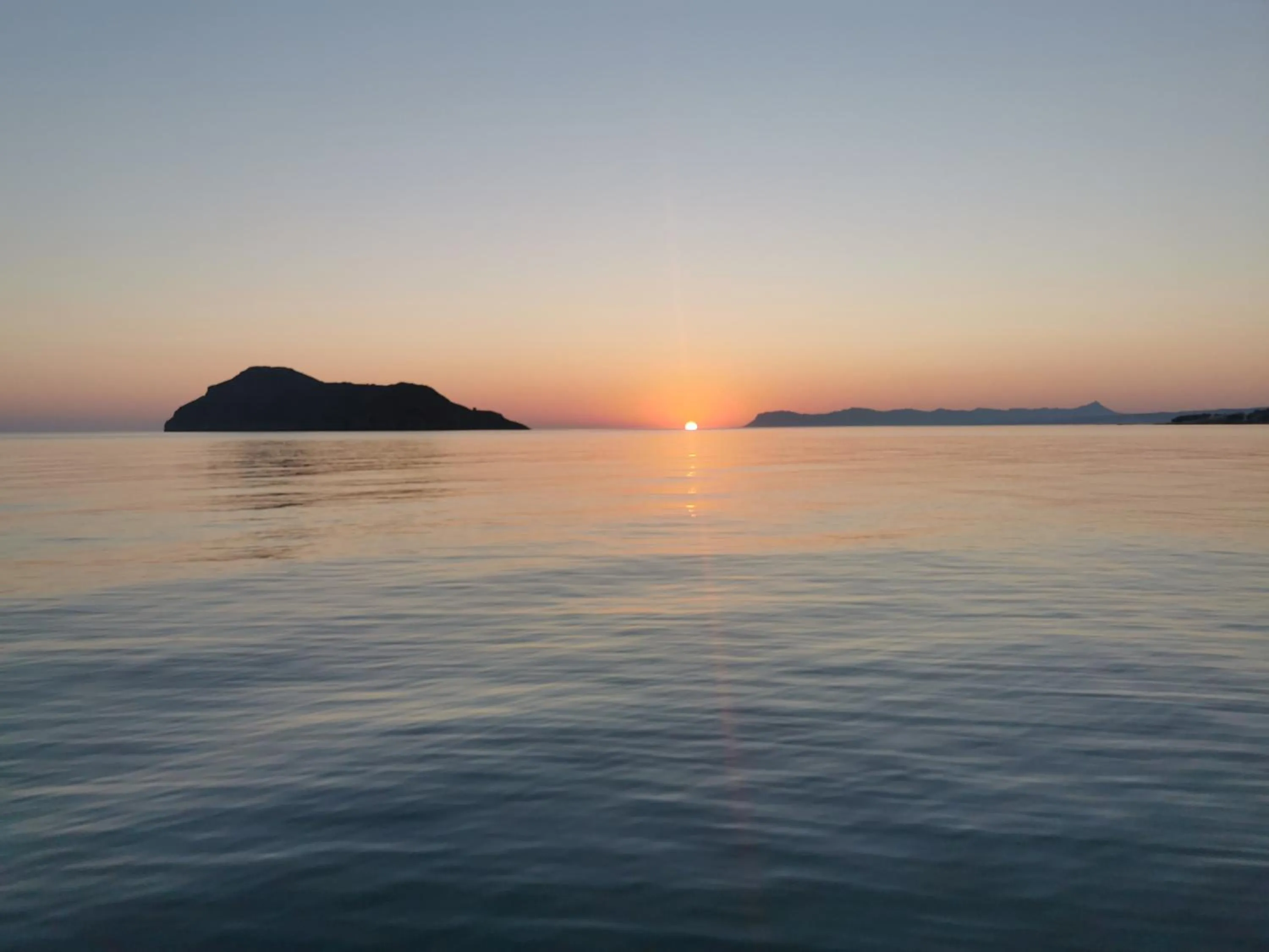 Sunset in Kato Stalos Mare