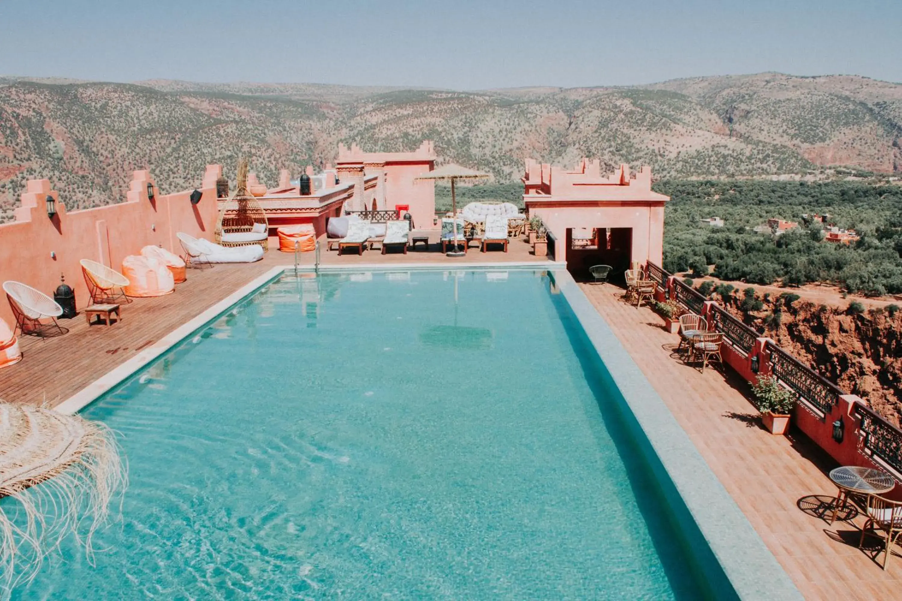 Pool view in Borj Des Cascades & Spa Pool view in Borj Des Cascades & Spa