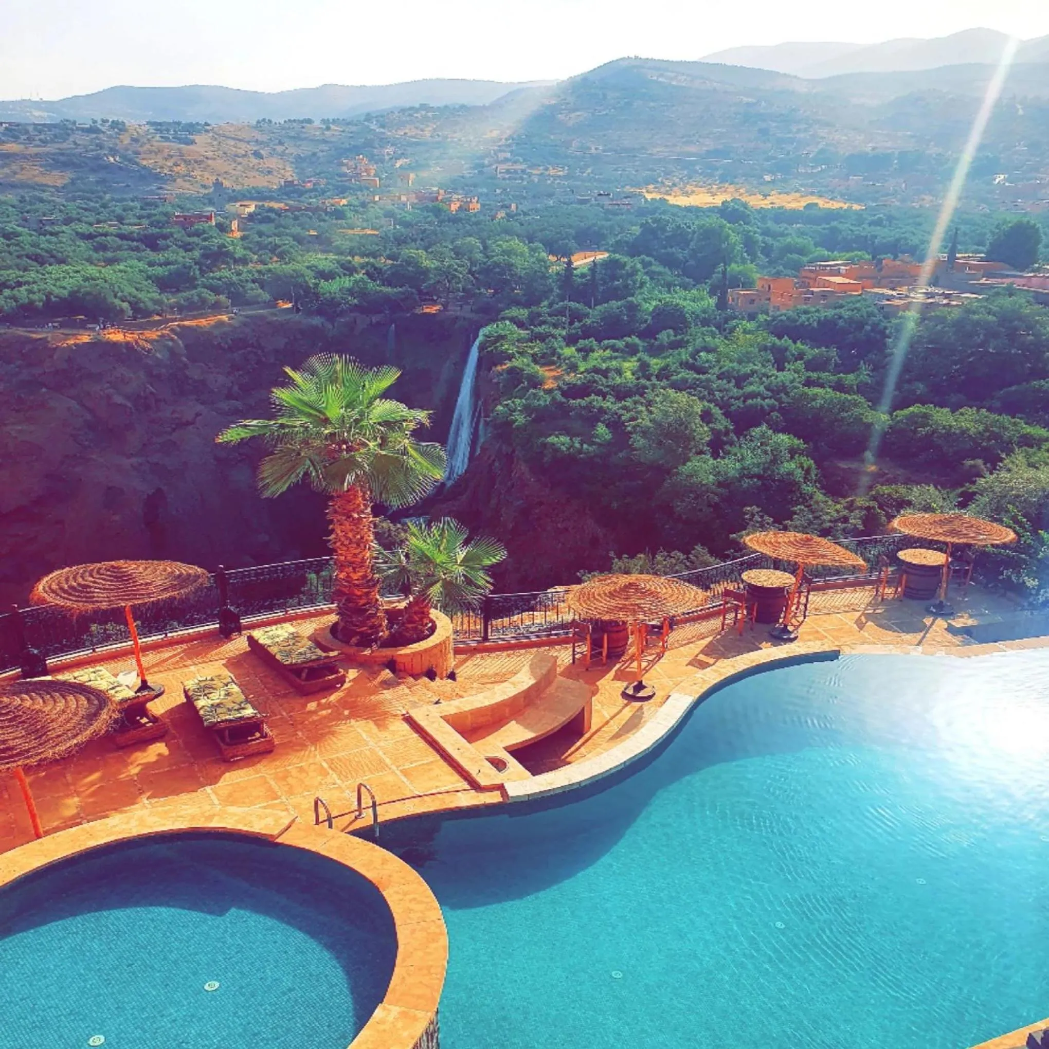 Swimming pool in Borj Des Cascades & Spa