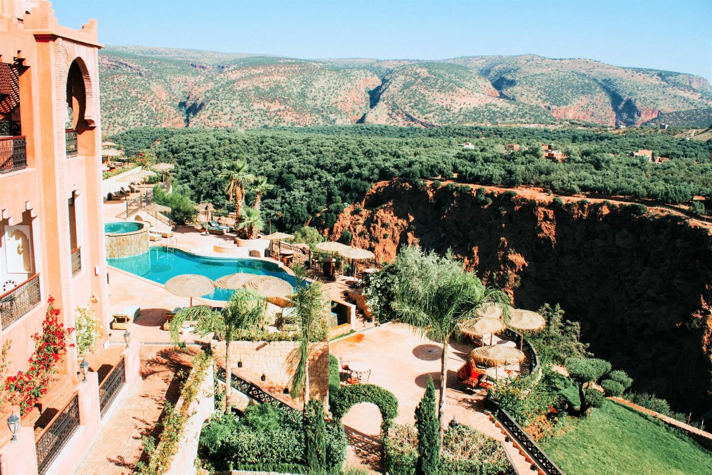 Garden view in Borj Des Cascades & Spa