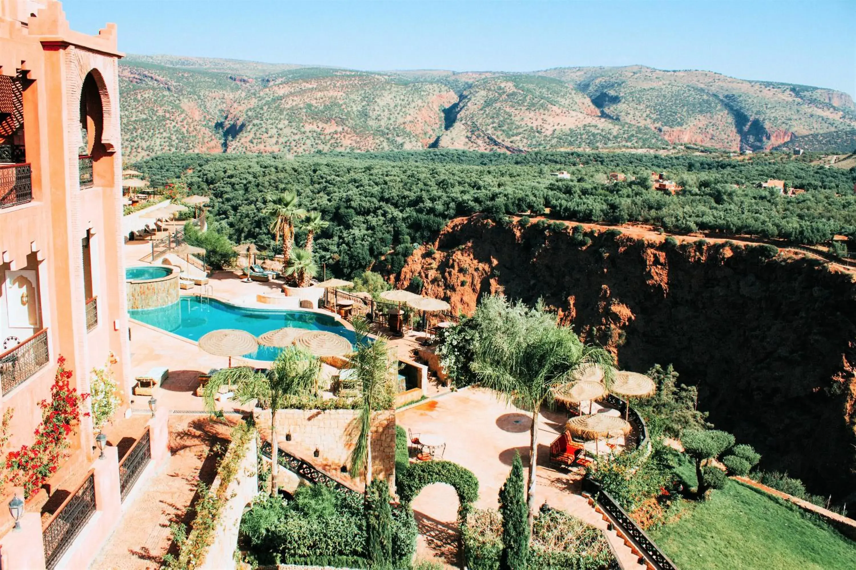 Garden view in Borj Des Cascades & Spa Garden view in Borj Des Cascades & Spa