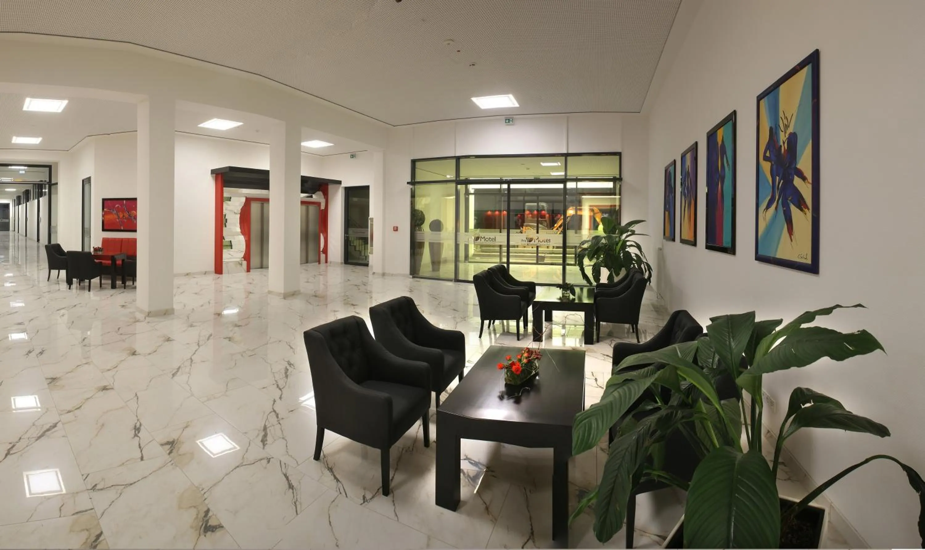 Lobby or reception in Hotel PreMotel-Premium Motel am Park