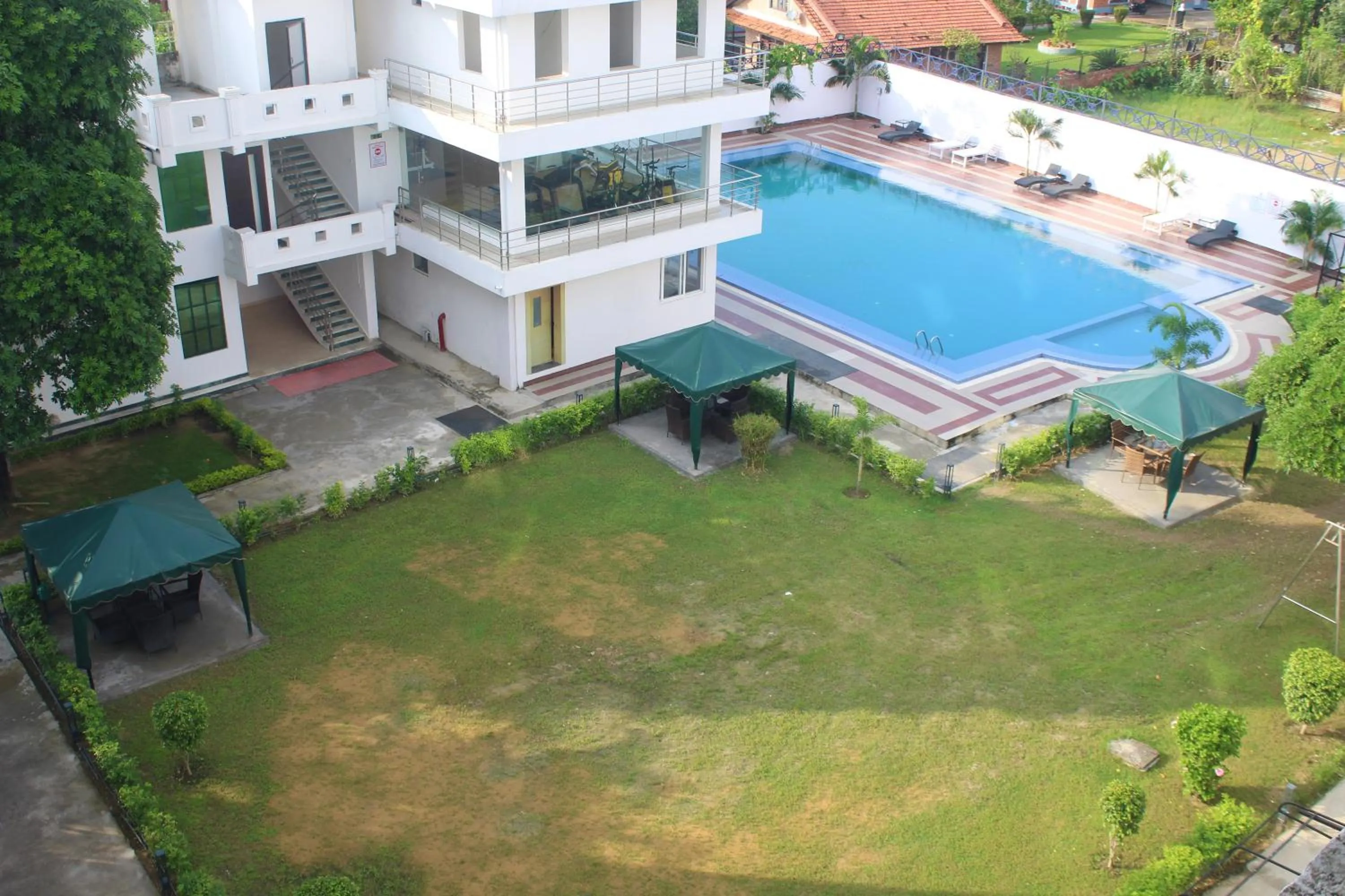 Garden view in Hotel Starlight