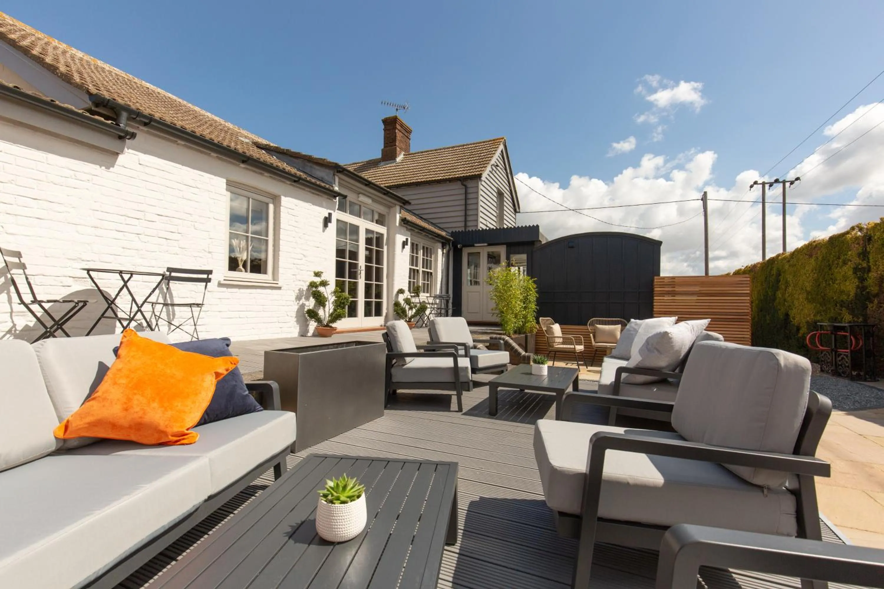 Garden in The Railway Hotel by Barefoot Retreats