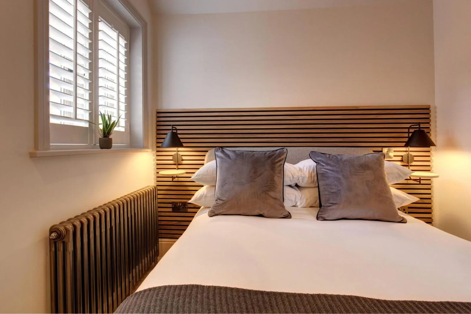 Bed in The Railway Hotel by Barefoot Retreats